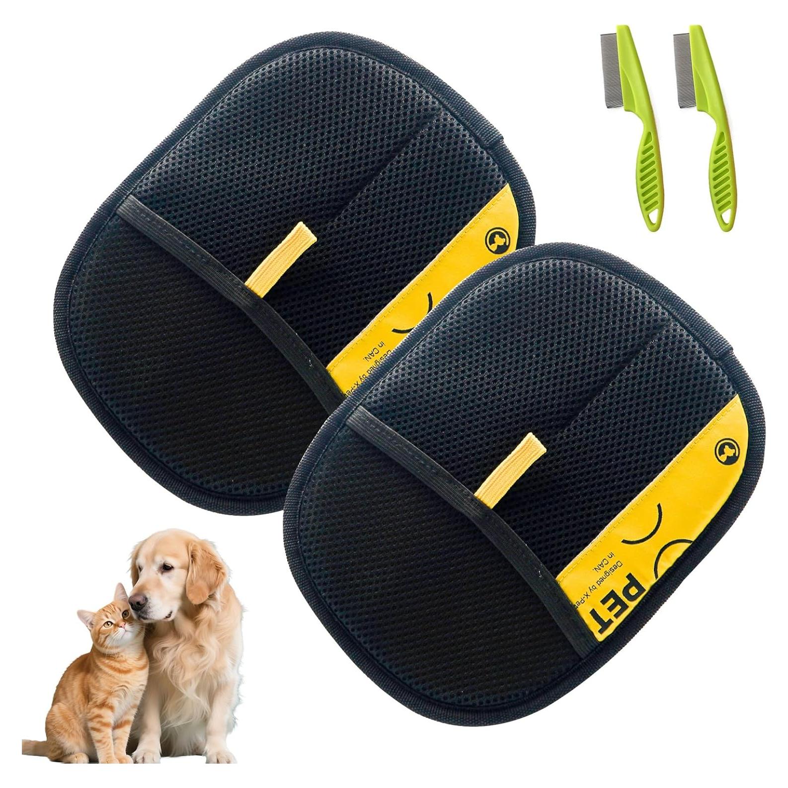 Guante Electroestático para Eliminación de Pelo de Mascotas 2PC