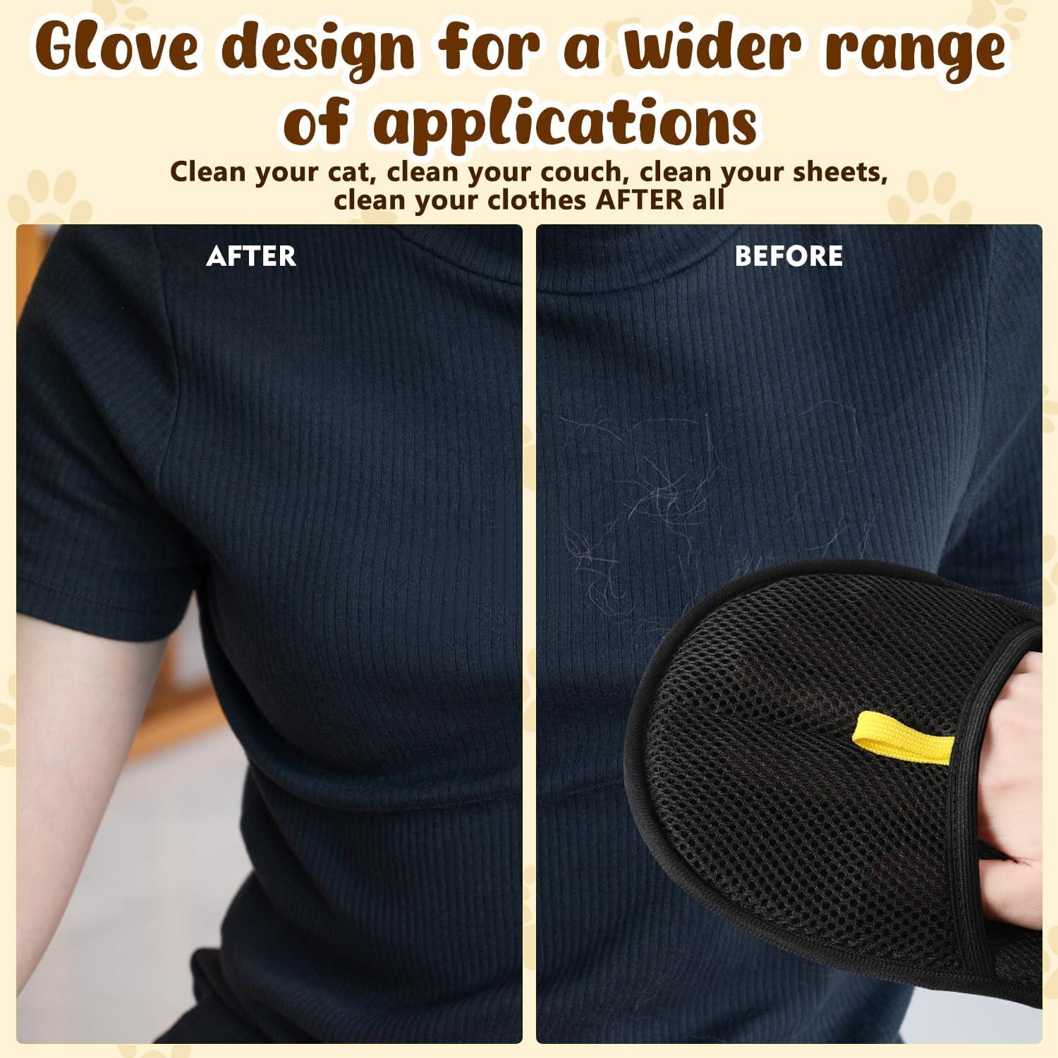 Guantes Removedores de Pelo de Mascota Shengshi 2 Pcs