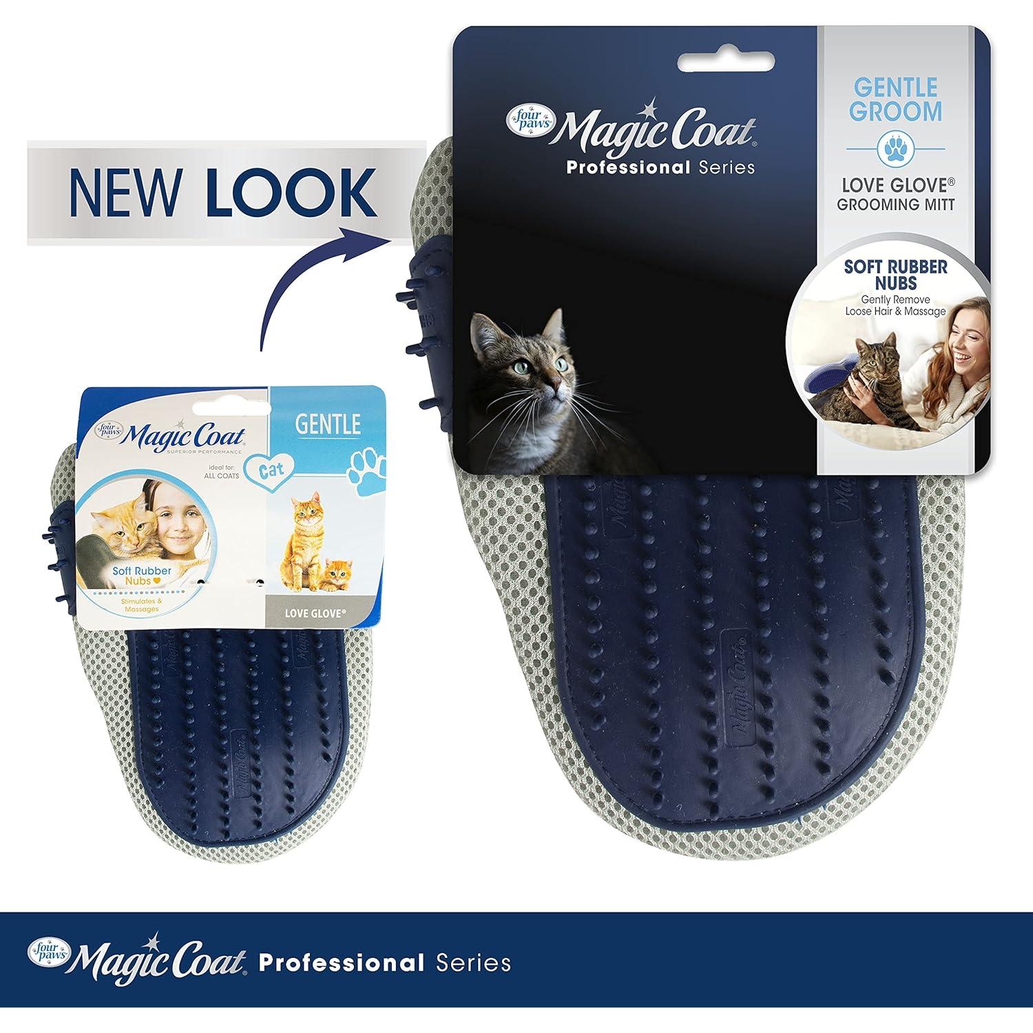 Guante de Aseo para Gatos Love Glove 20.96x14.61cm Azul