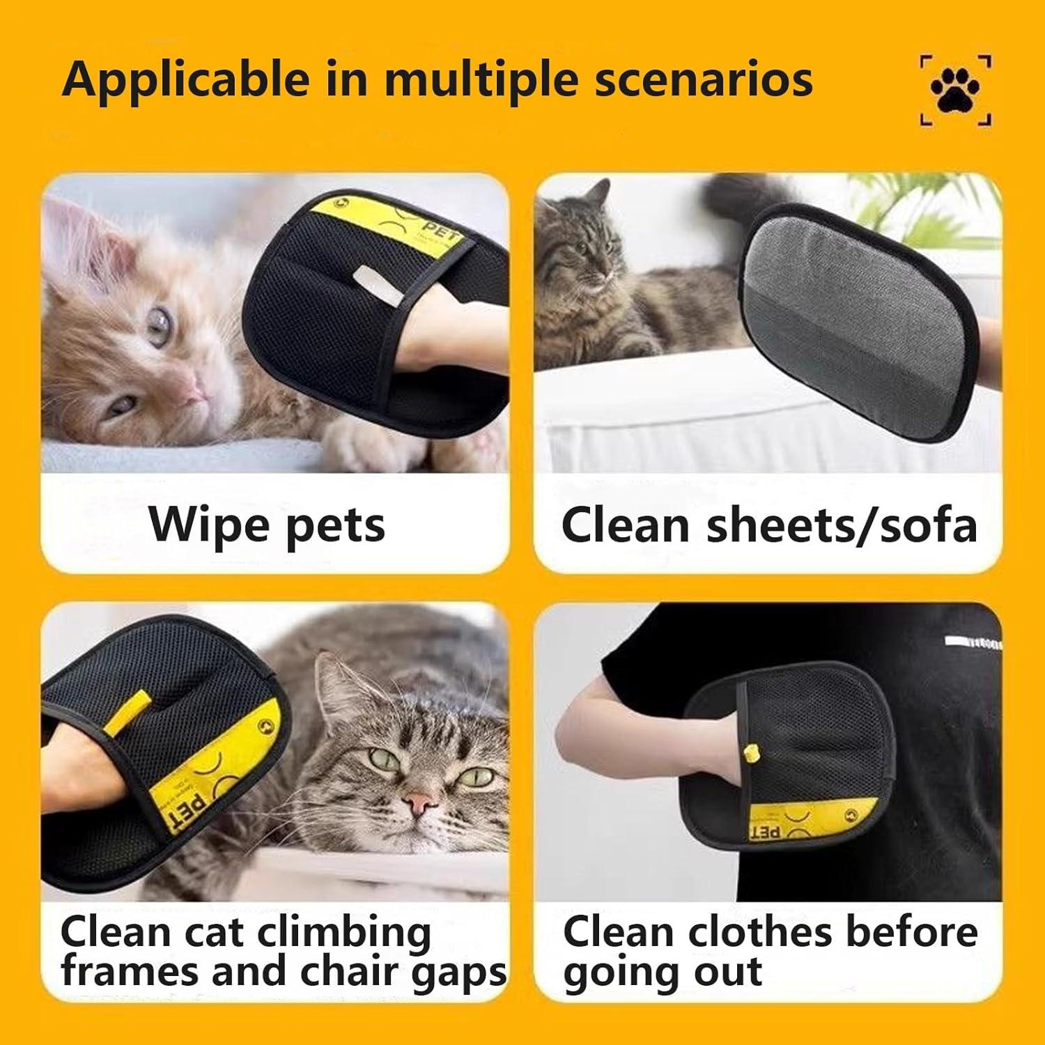 Guantes de Aseo para Mascotas 2 PCS - Eliminación de Pelo Efectiva