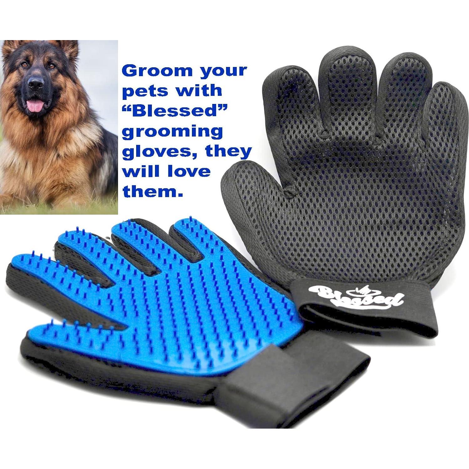 Guantes de Cuidado para Mascotas Benditos - Cepillado y Baño