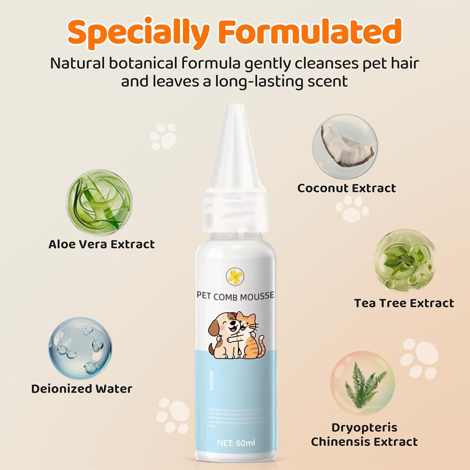 Guante Quitapelos para Mascotas POHAHA - Azul, Suave y Eficiente