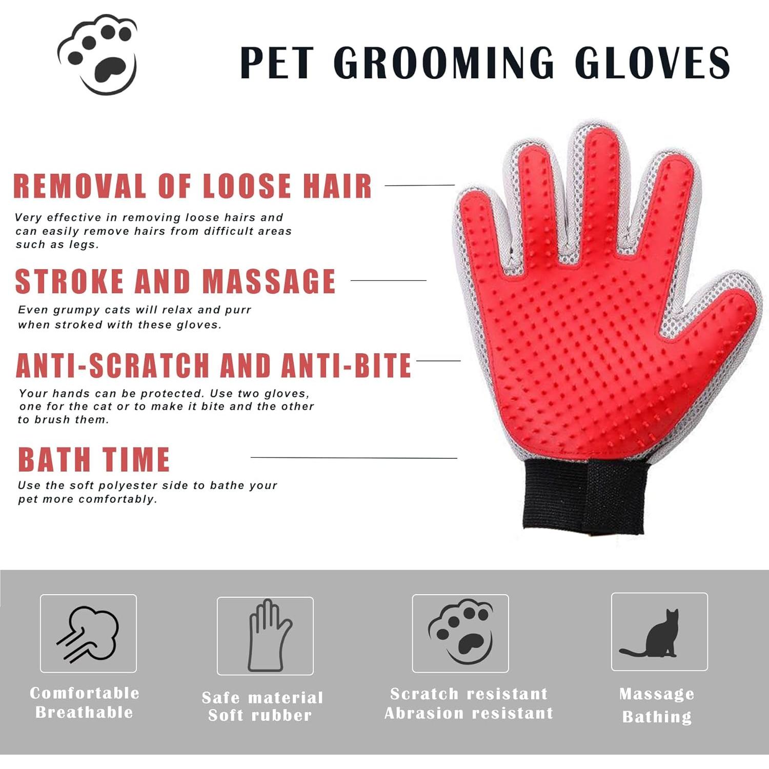 Guantes Removedores de Pelo de Mascotas Marchul - 1 Par