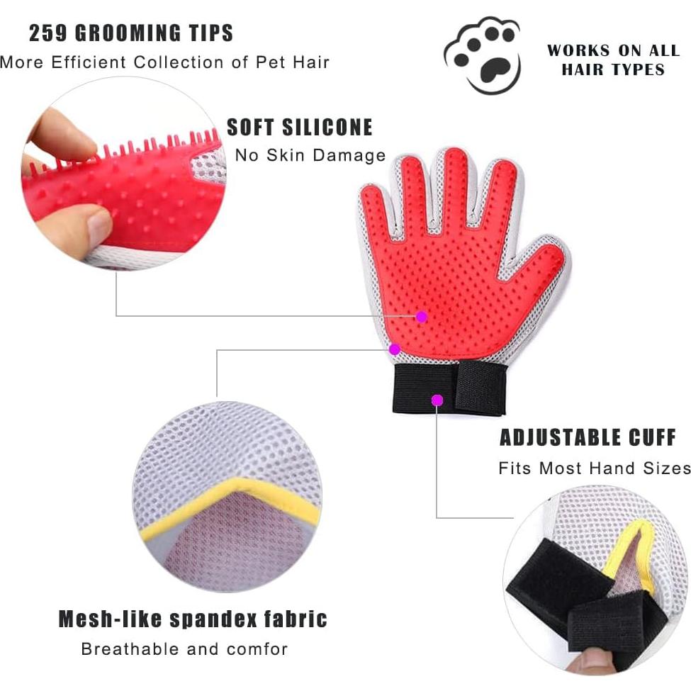 Guantes Removedores de Pelo de Mascotas Marchul - 1 Par