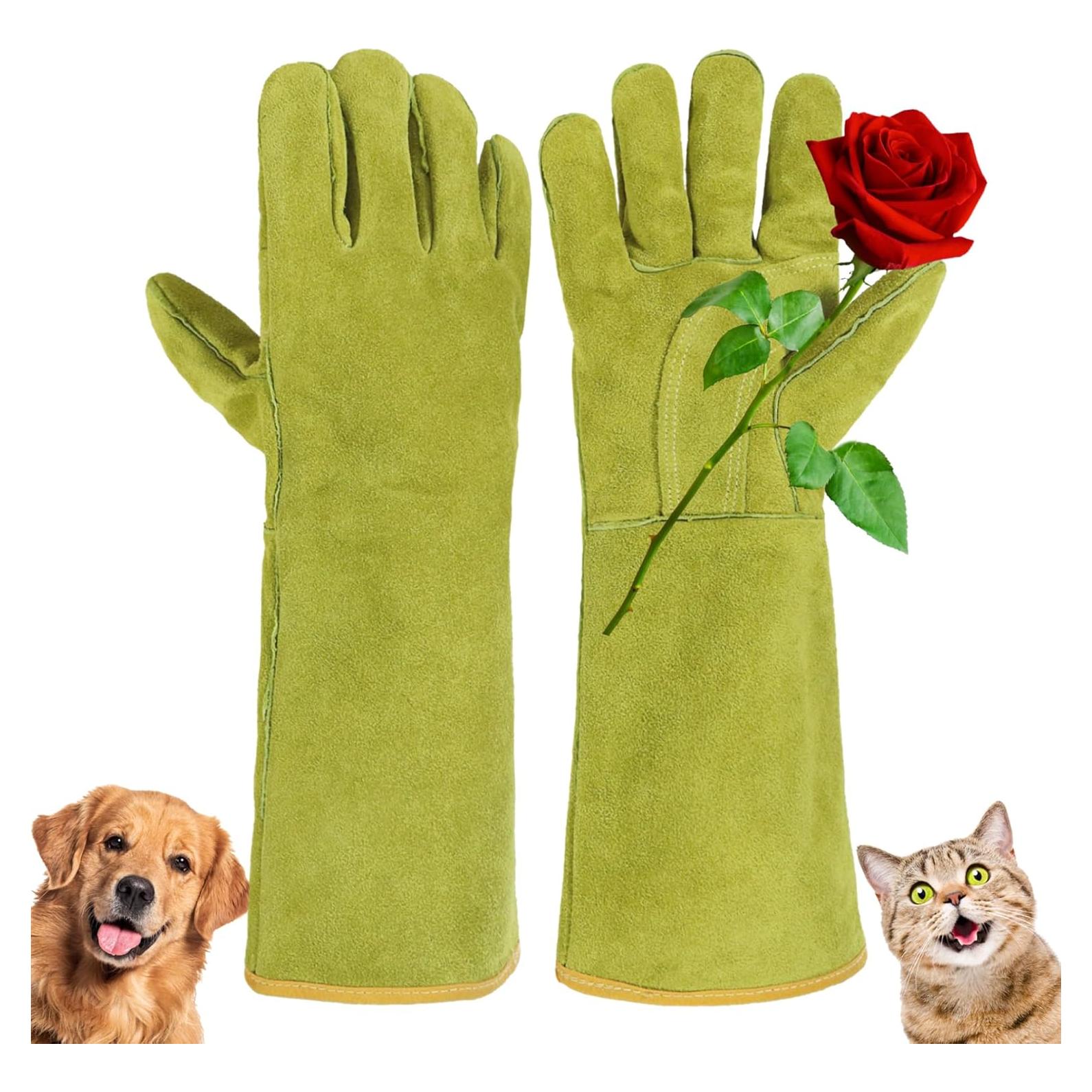 Guantes de Manejo de Animales HANDLANDY - Protección a Prueba de Mordeduras 40.64 cm