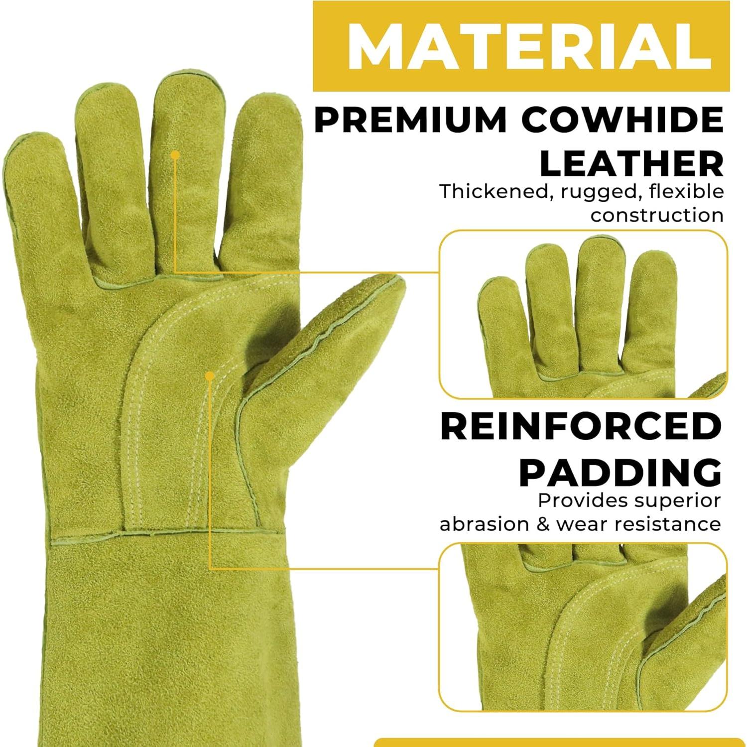 Guantes de Manejo de Animales HANDLANDY - Protección a Prueba de Mordeduras 40.64 cm