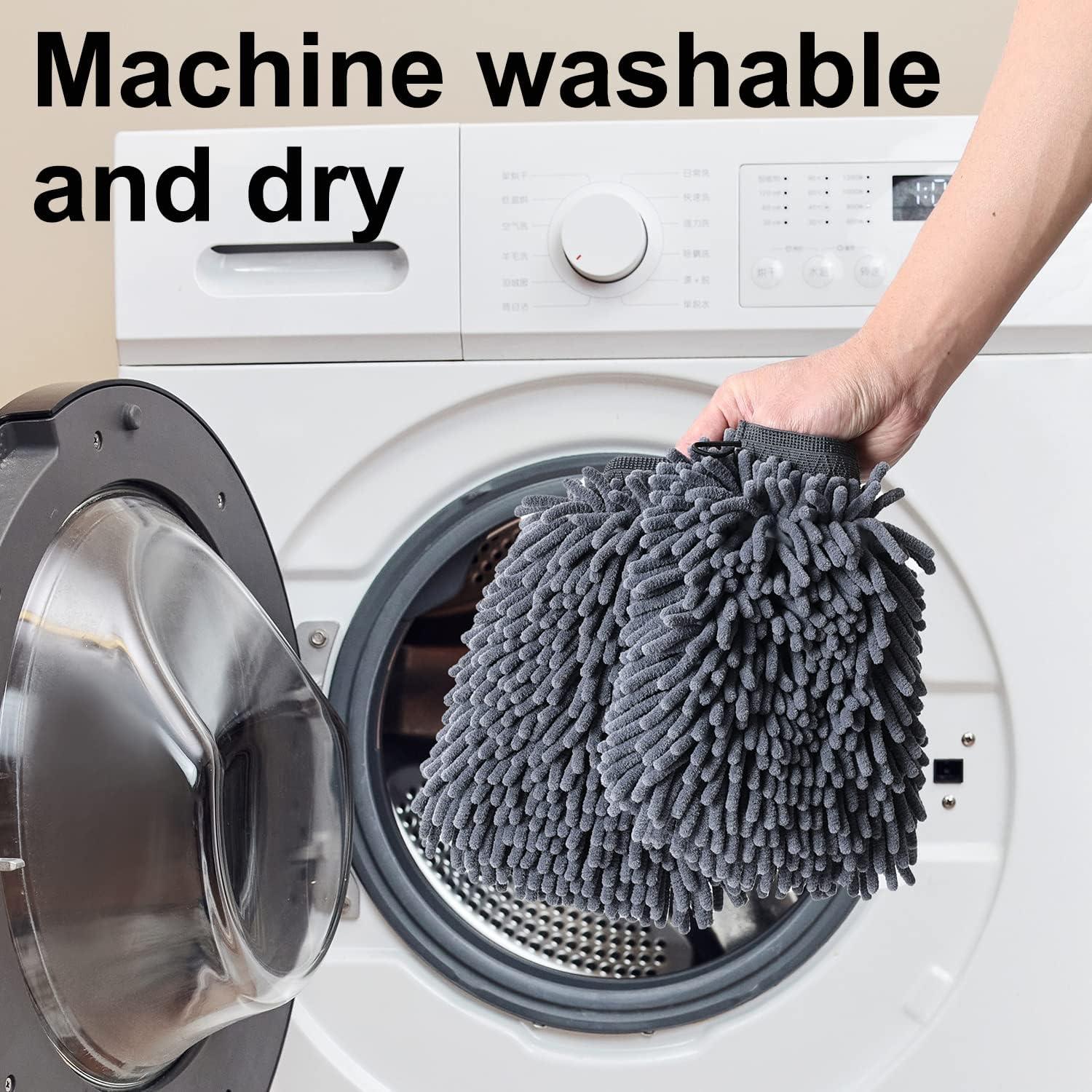 Guantes de Baño Seco DogLemi para Perros - Microfibra Absorbente