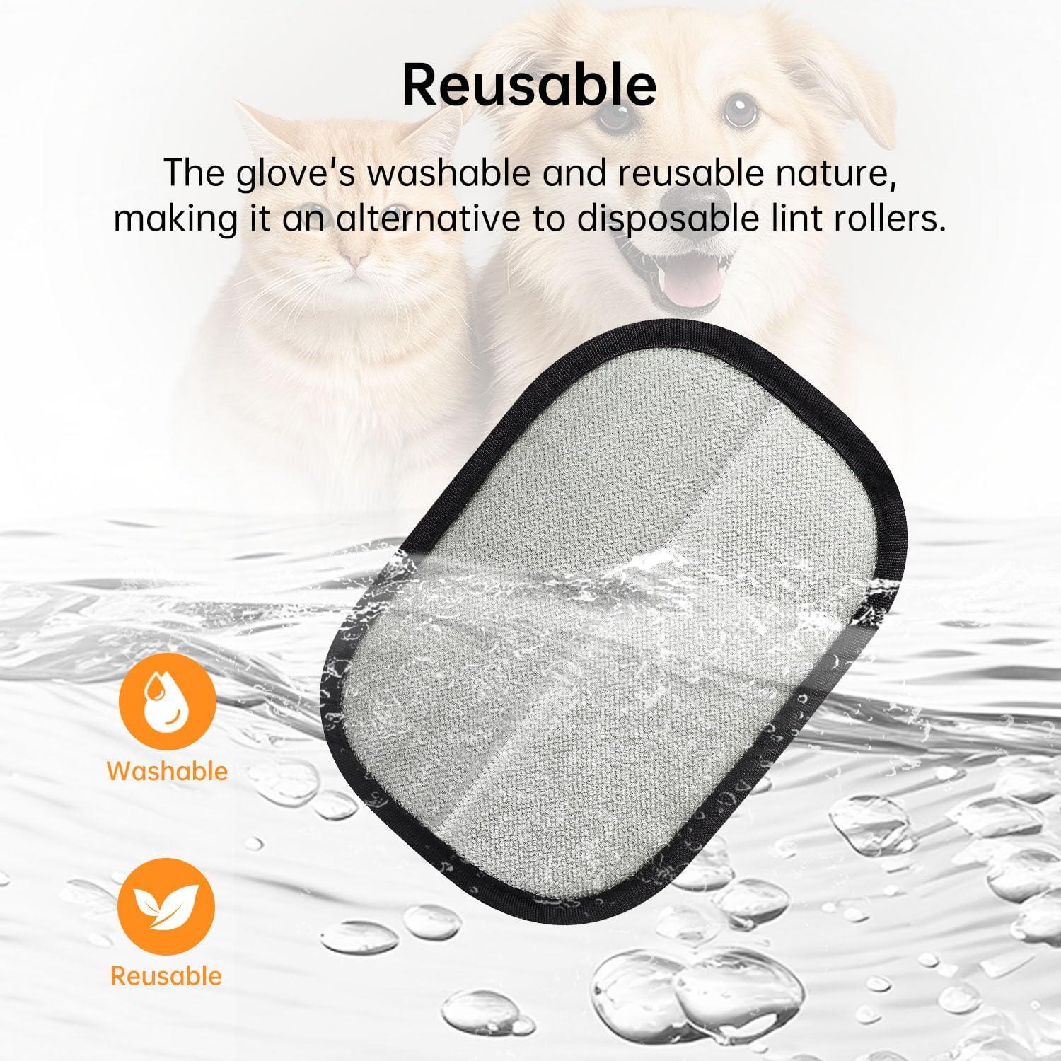 Guantes Eliminadores de Pelo de Mascota Ecológicos 2 Pcs