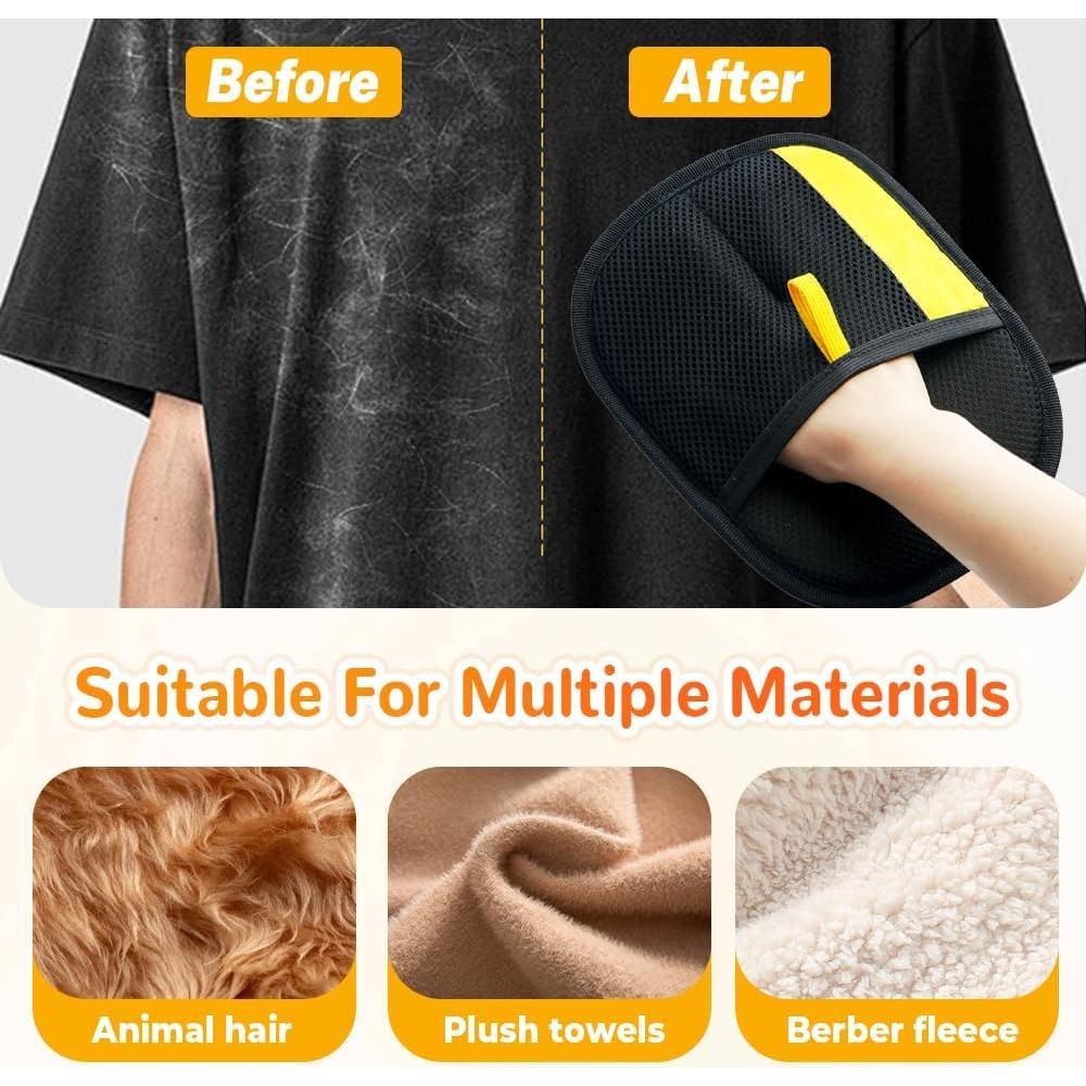 Guantes Quitapelos Electrostáticos NOGCAW 2PCS para Mascotas