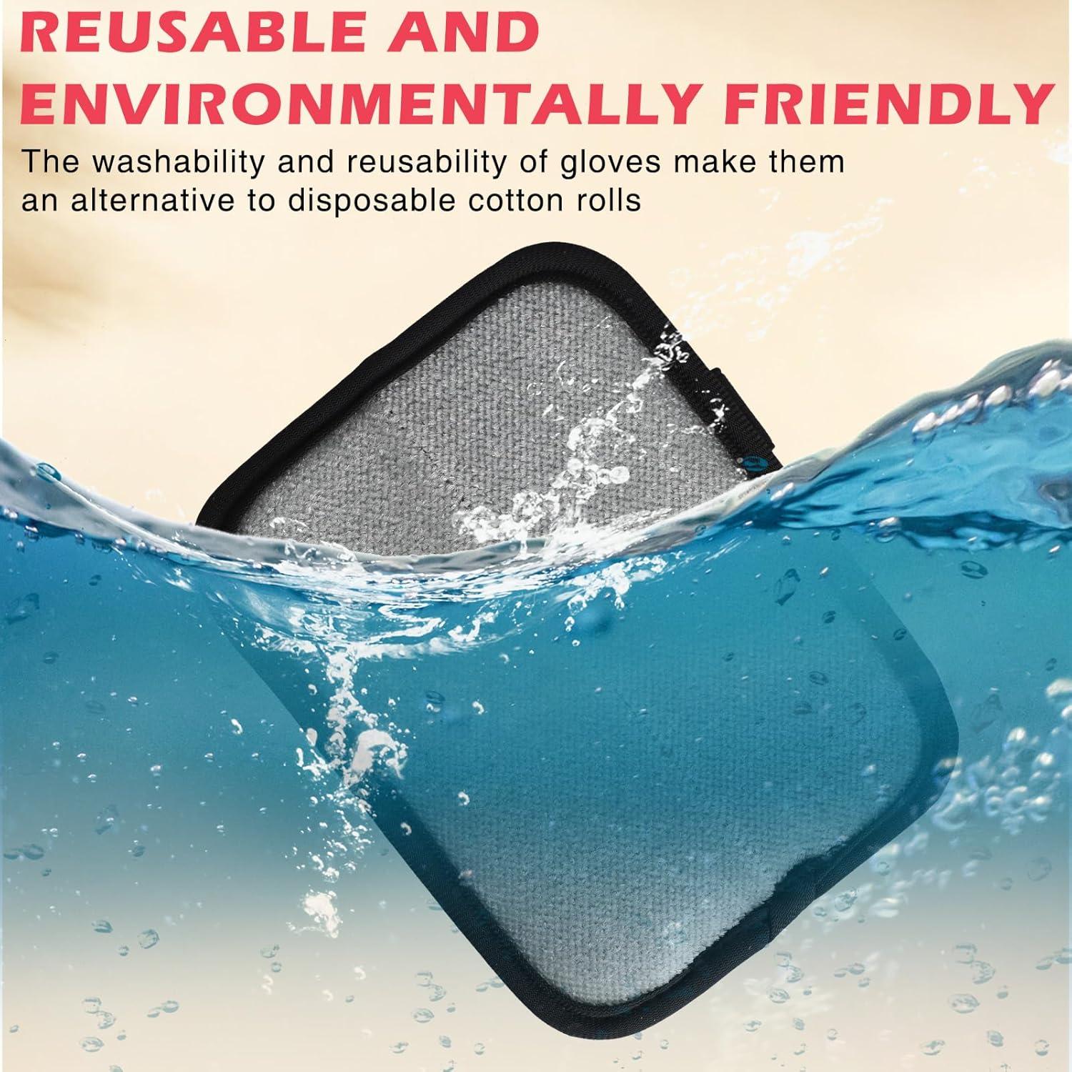 Guante Removedor de Pelo de Mascota QIYUDA 2 Pcs Ecológico