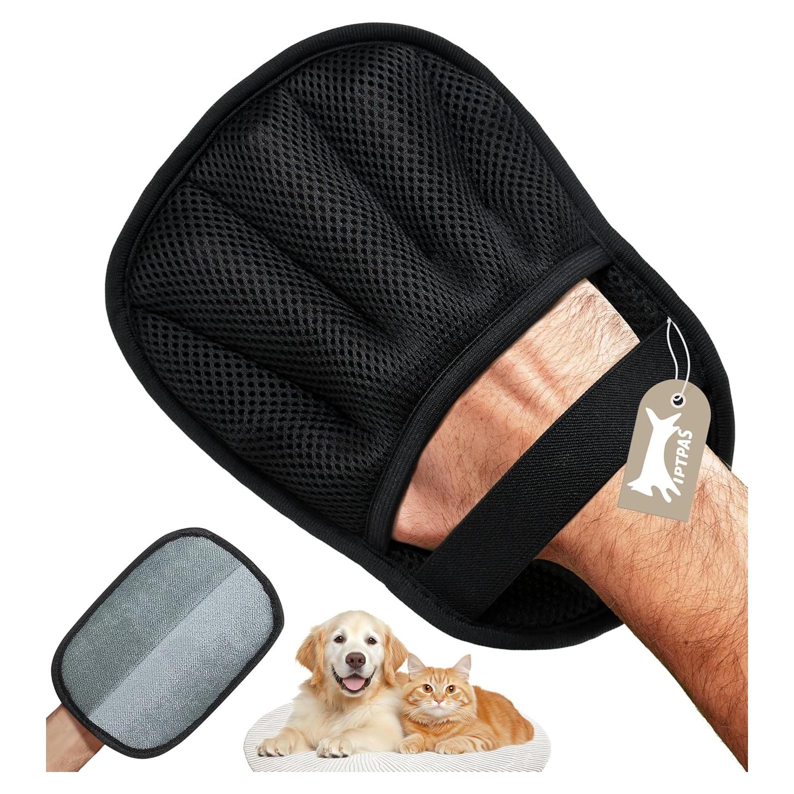 Guante Quitapelos para Mascotas IPTPAS - Lavable y Suave