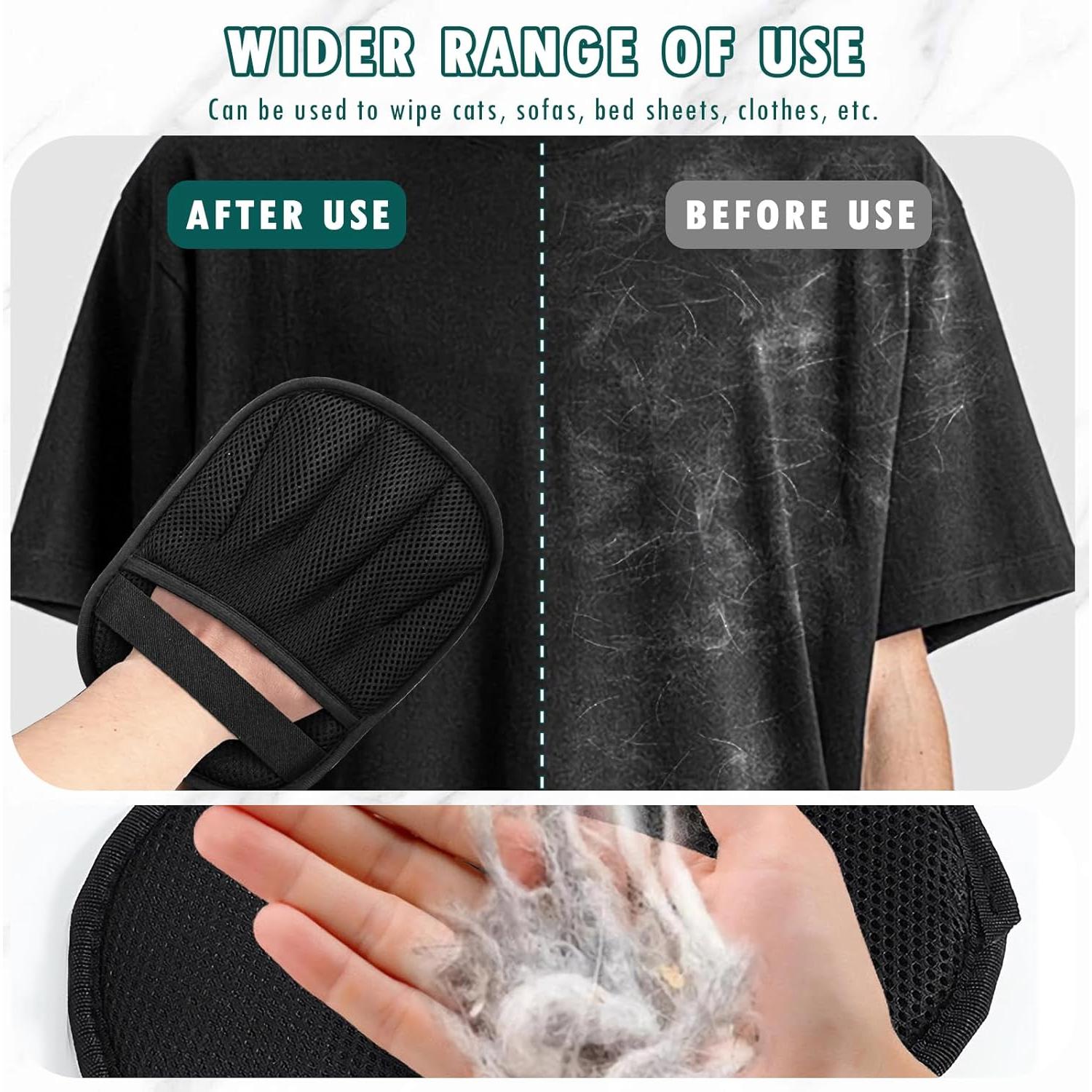 Guantes de Aseo Doble Cara Aerbee para Mascotas 24x16cm