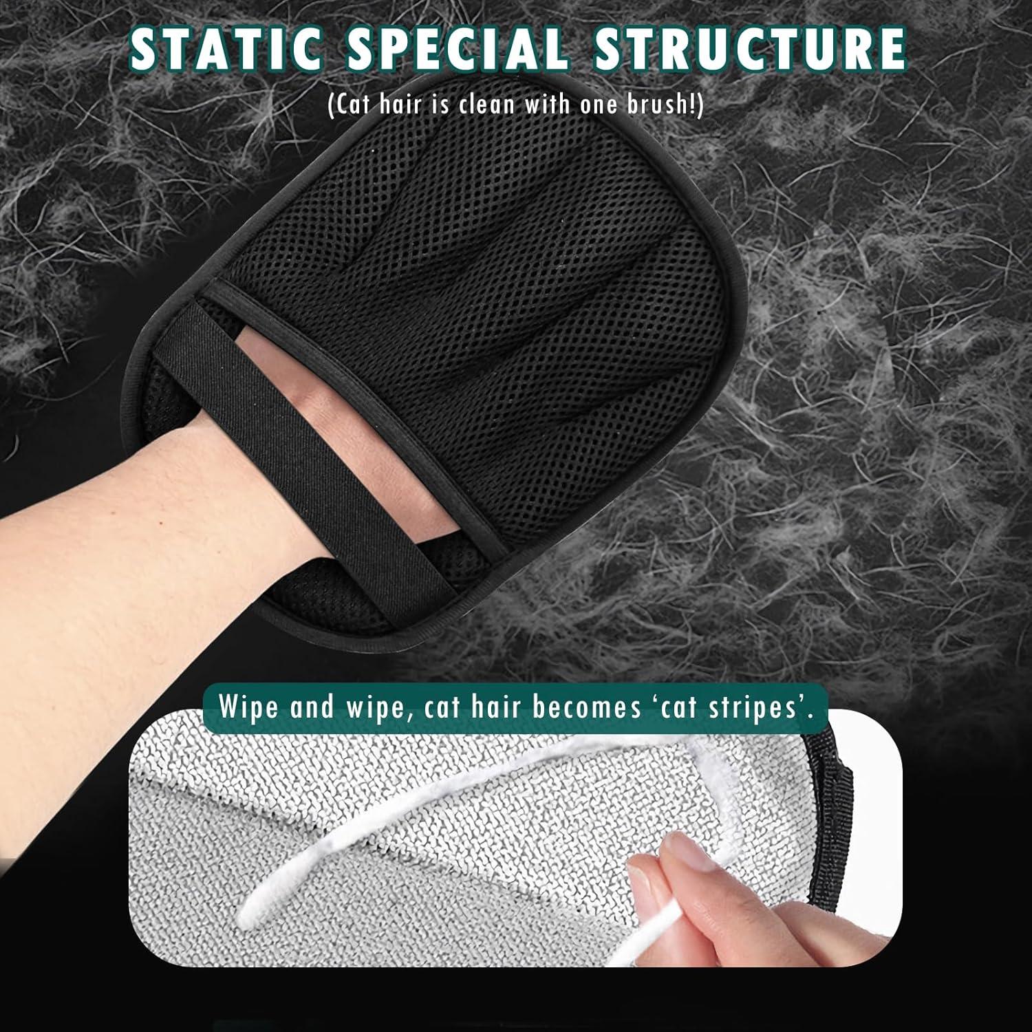 Guantes de Aseo Doble Cara Aerbee para Mascotas 24x16cm