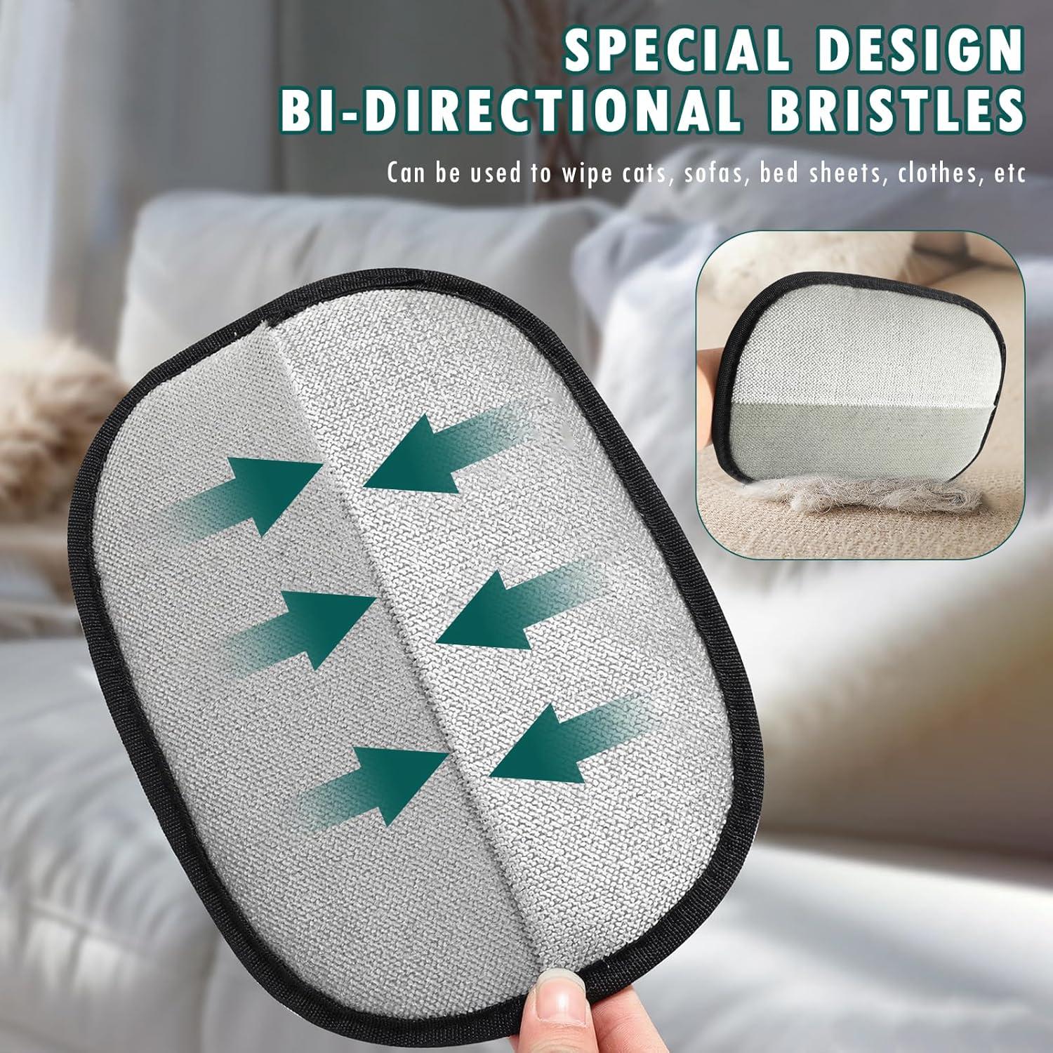 Guantes de Aseo Doble Cara Aerbee para Mascotas 24x16cm