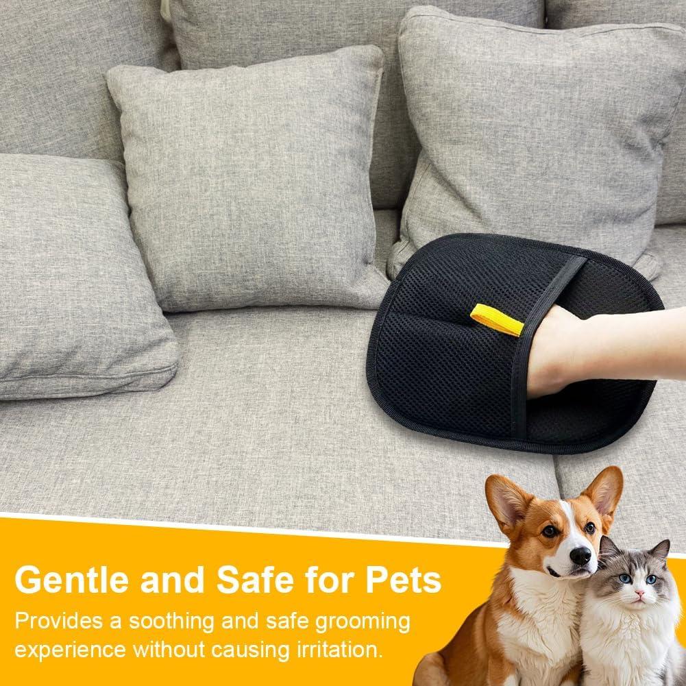 Guantes Quitapelos para Mascotas PoetryDraw - 2 Paquetes