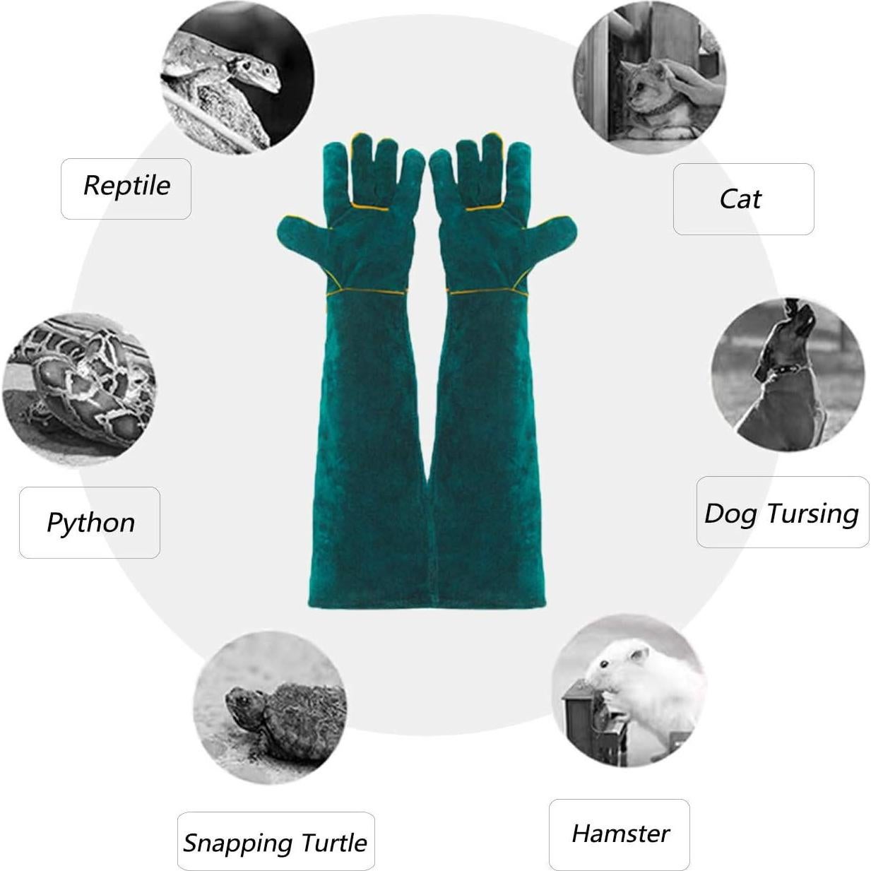 Guantes PeSandy para Manejo de Animales 60cm Resistentes
