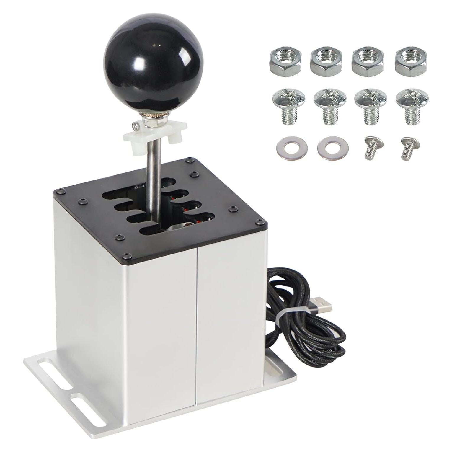 Simulador de Palanca USB GSTP 7+R Compatible con G29 G27 G25