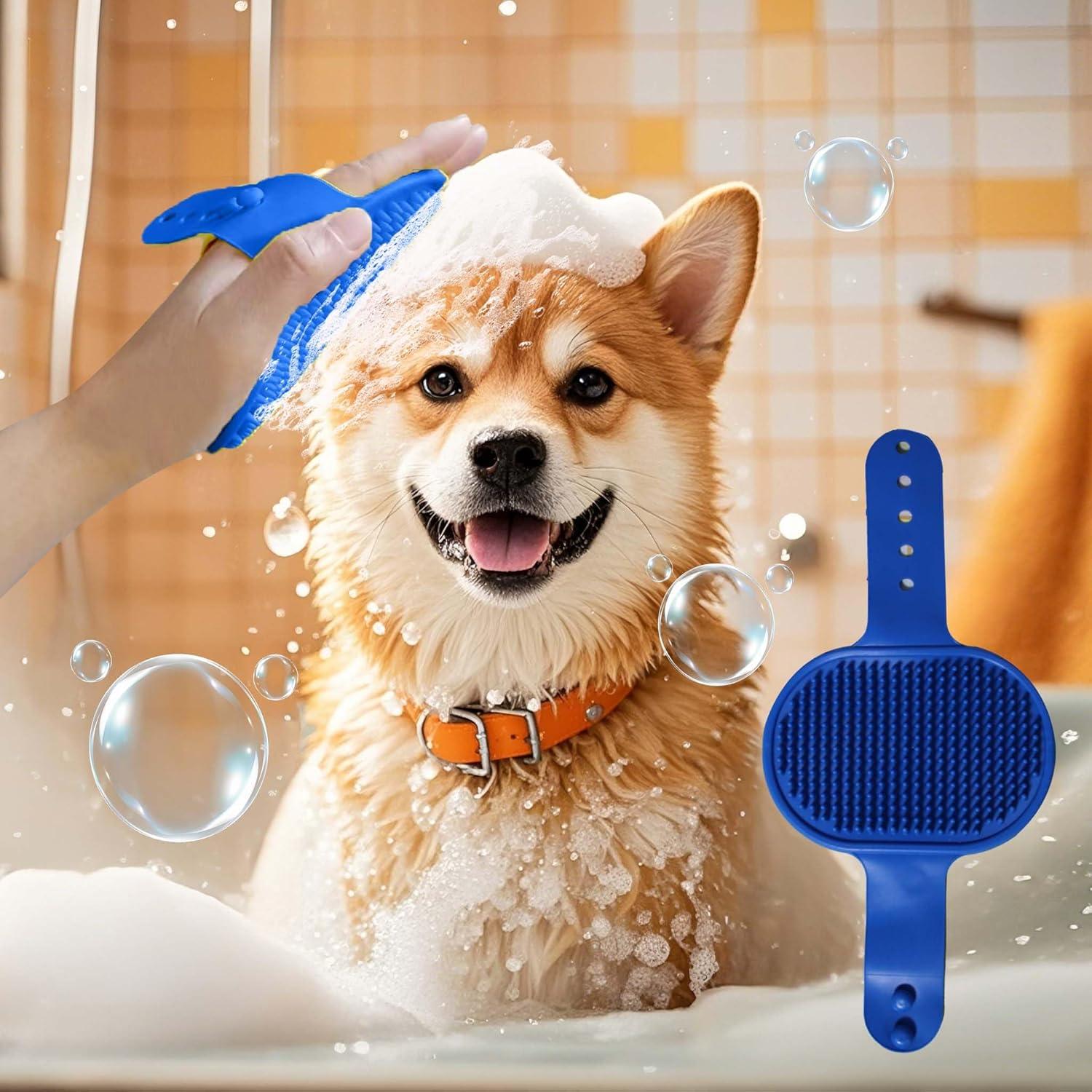 Guantes de Aseo y Cepillo Deshedding NANAN para Mascotas