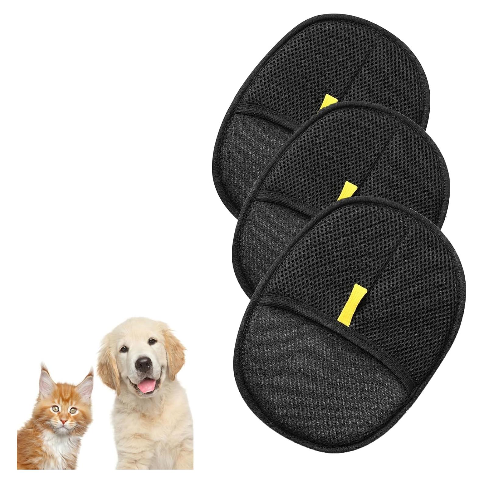 Guantes Quitapelos para Mascotas Genérico 3 Piezas Eficientes