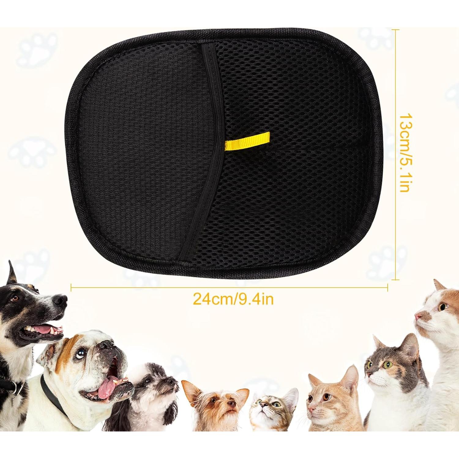 Guantes Quitapelos para Mascotas Genérico 3 Piezas Eficientes