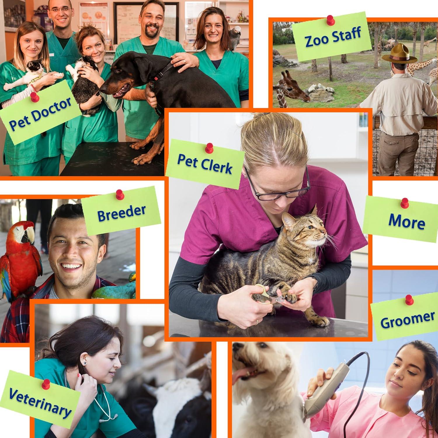 Guantes de Soldadura WZQH de Cuero 60 cm Resistentes a Mordeduras