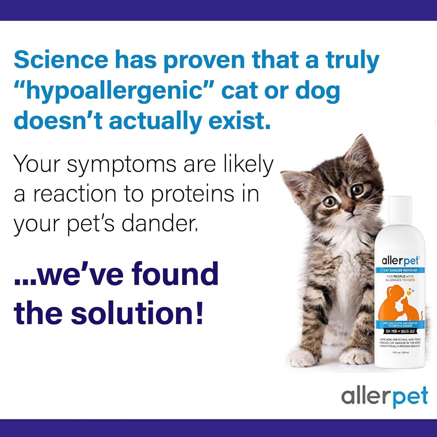 Removedor de Dander de Gato Allerpet 340g con Guantes Gratis