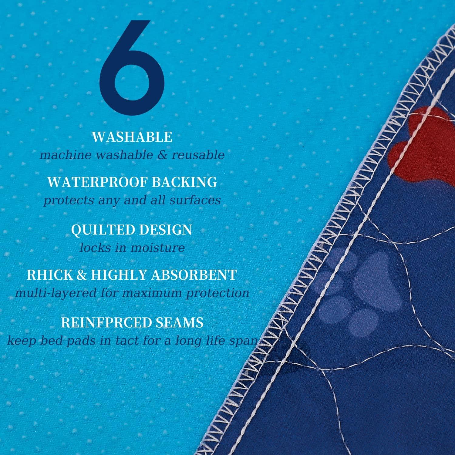 Alfombrillas Lavables para Perros SincoPet 24x24 cm - Paquete de 4