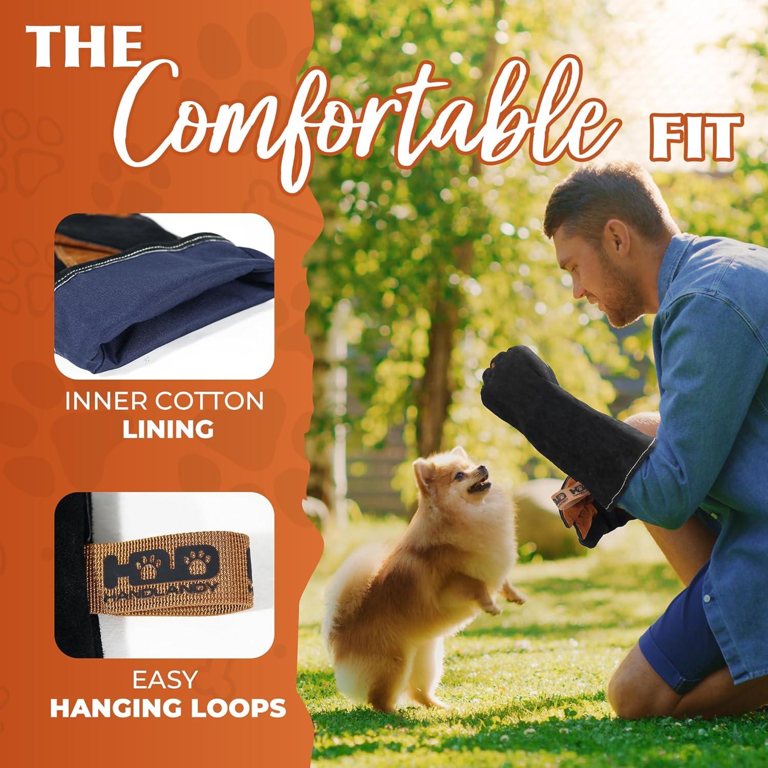 Guantes para Manejo de Animales HANDLANDY 40.64cm Negros