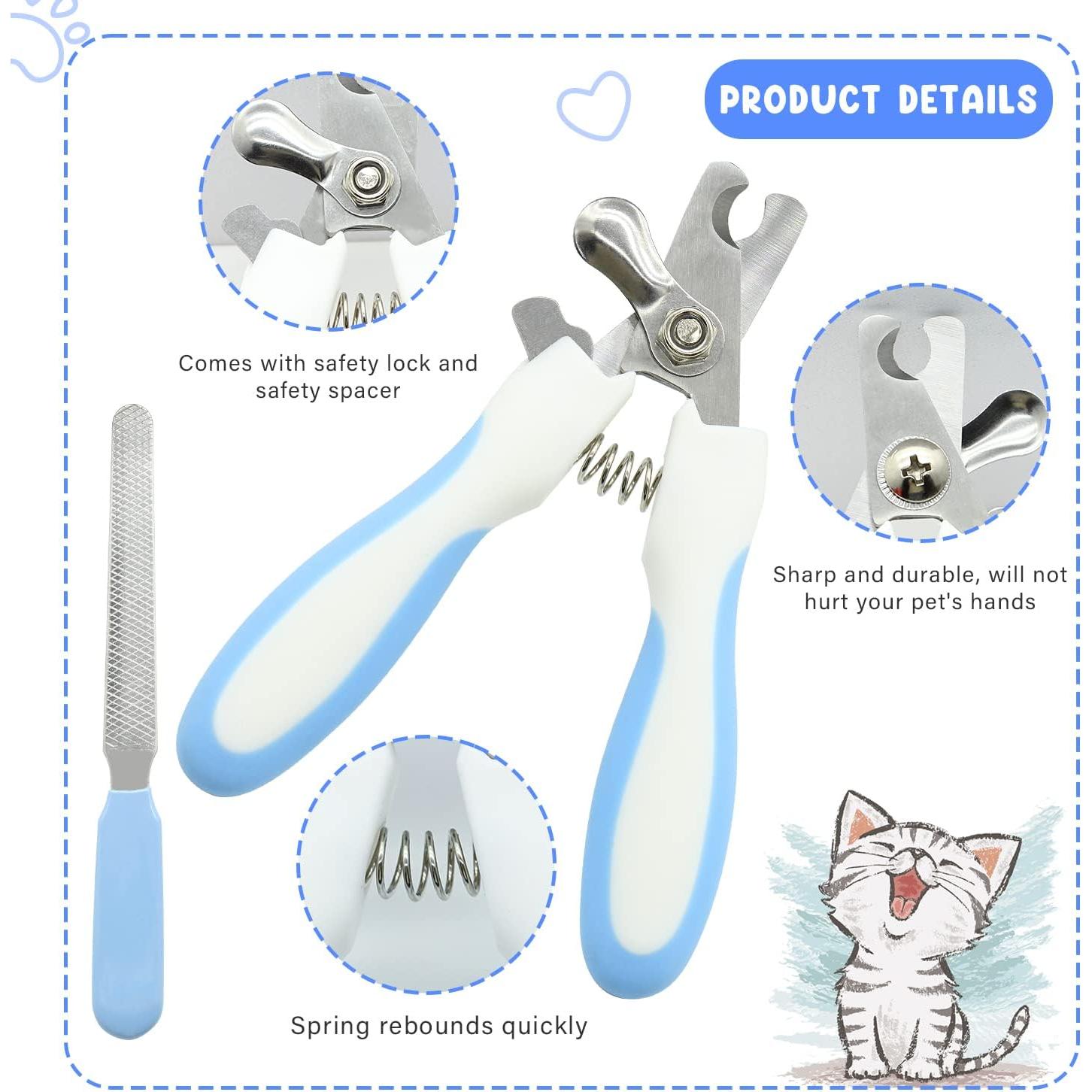Kit de Aseo para Mascotas Crafterlife - 6 Piezas para Conejos y Gatos
