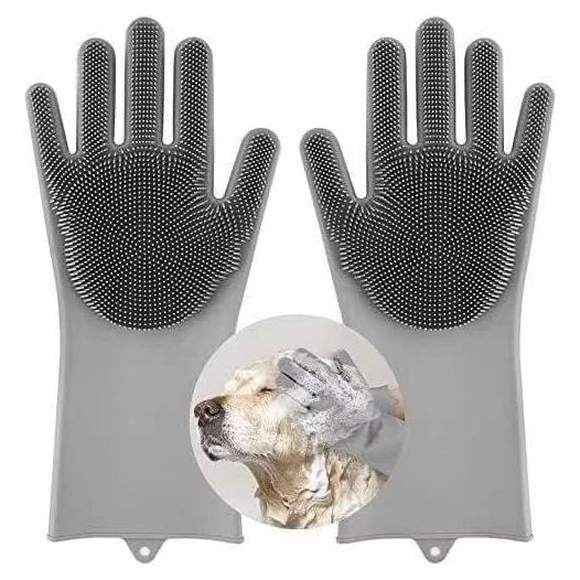 Guantes de Aseo para Mascotas Sene de Silicona 34x16 cm