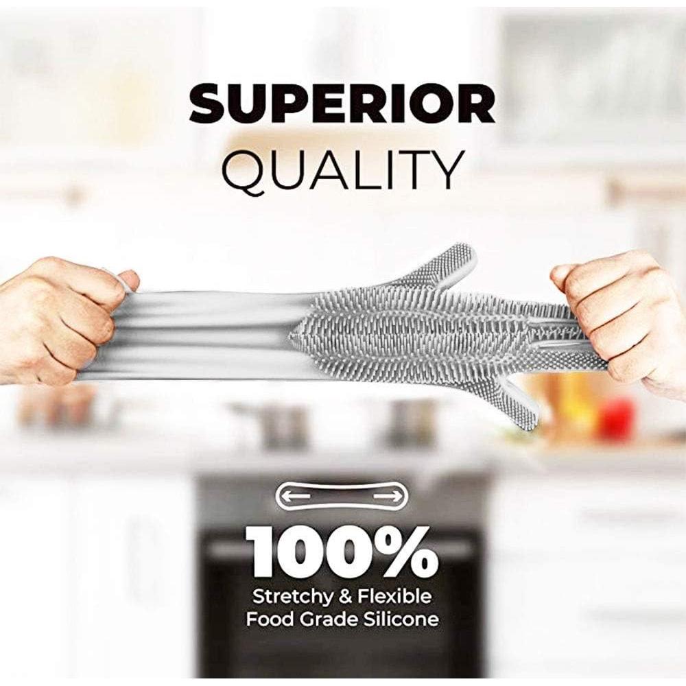 Guantes de Aseo para Mascotas Sene de Silicona 34x16 cm