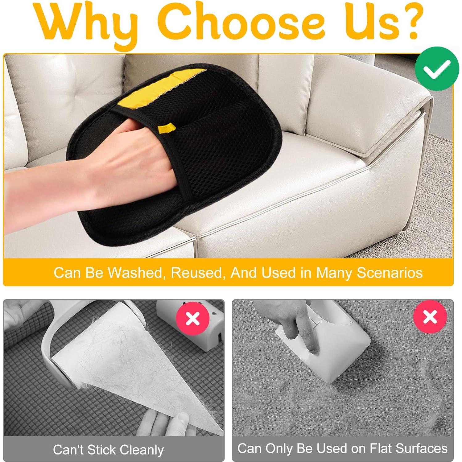 Guantes Removedores de Pelo de Mascota Genérico 2025 - Lavables