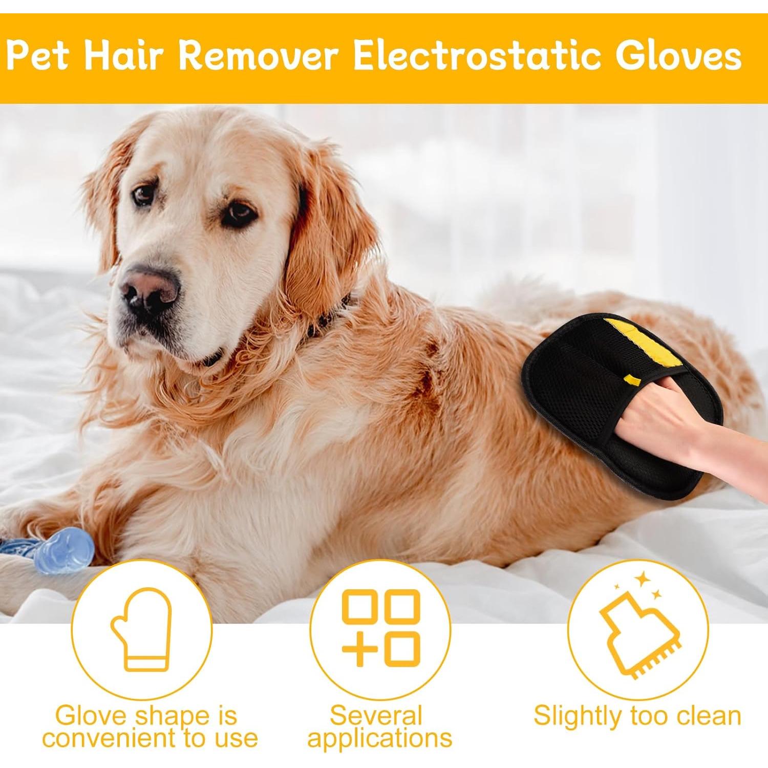 Guantes Removedores de Pelo de Mascota Genérico 2025 - Lavables