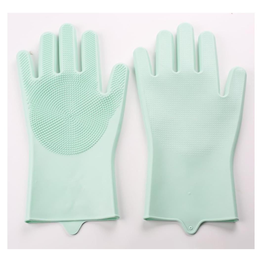 Guante de Aseo para Mascotas DUOYHIEL - Deshedding y Baño Verde