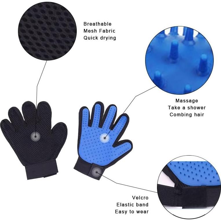 Cepillo de Aseo 2 en 1 CORIMEI para Perros y Gatos - Grande