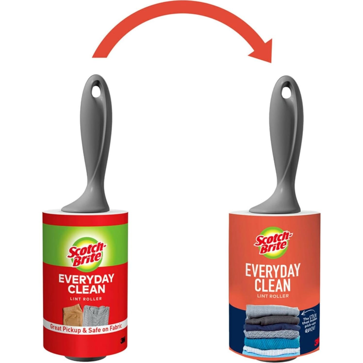 Rodillo Quitapelusas Scotch-Brite 100 Hojas Adhesivas