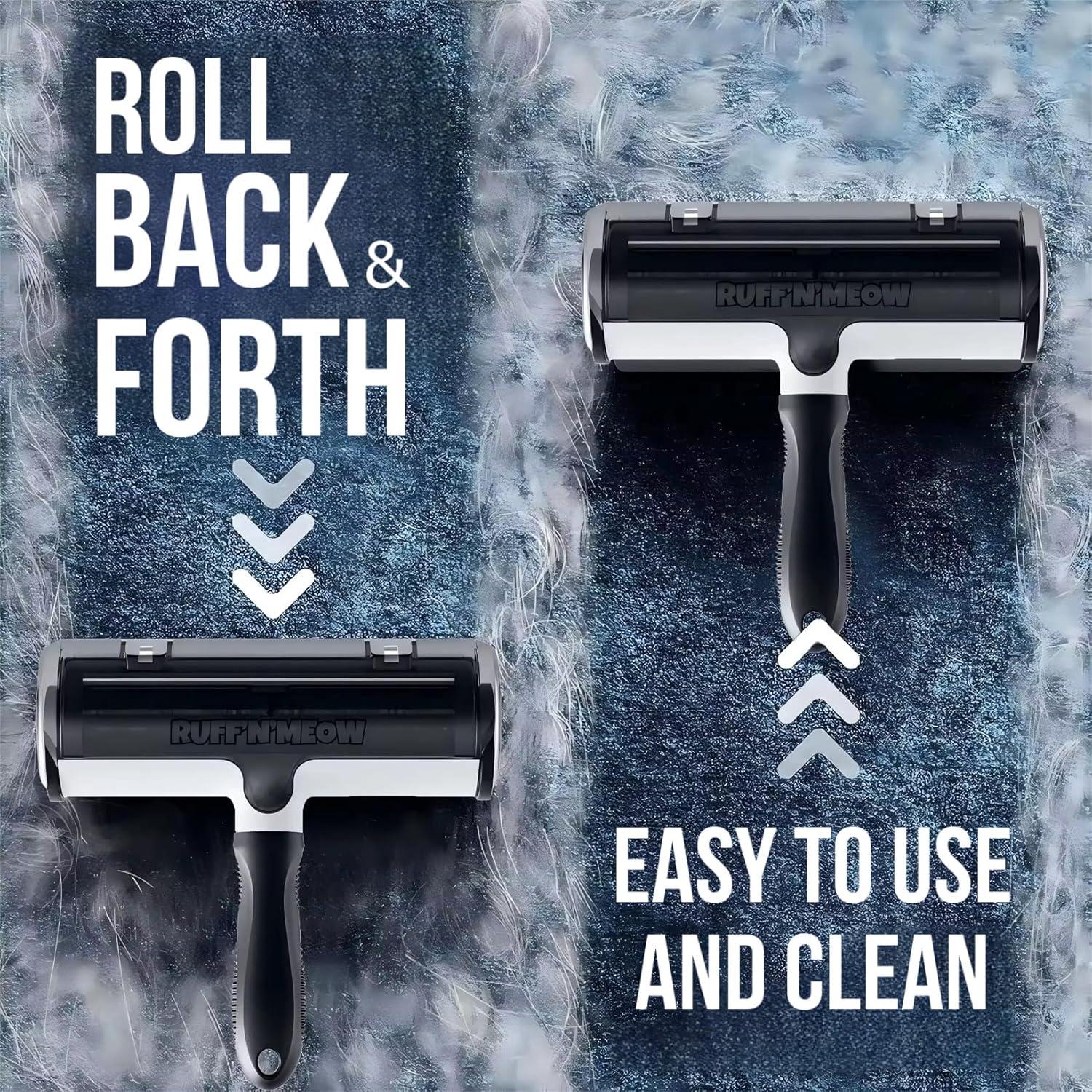 Quitapelusas Ruff'N'Meow para Pelo de Mascota - Rodillo Ecológico