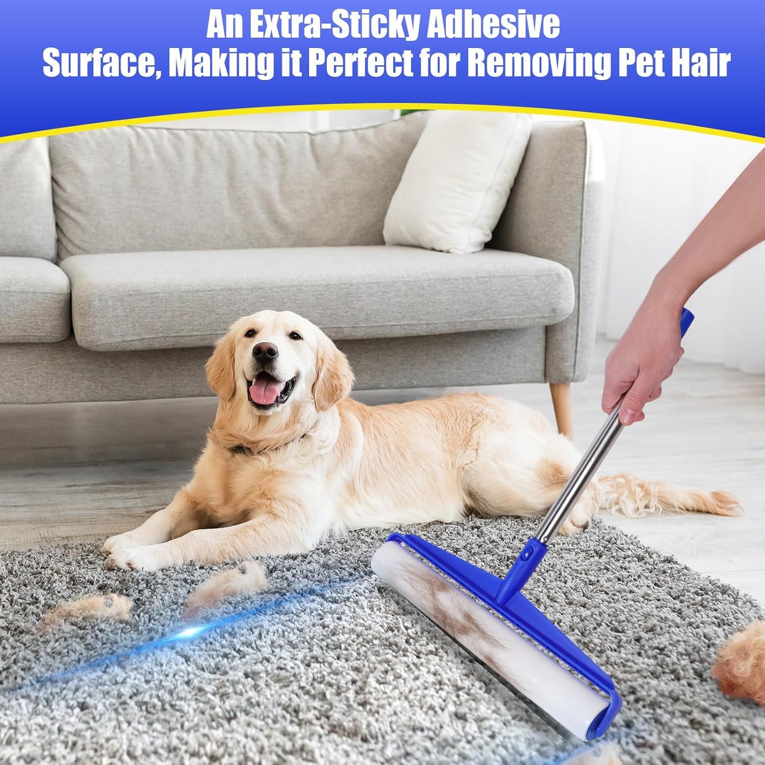 Rodillo de Pelusa COBETE 35 cm Extra Pegajoso con Mango 177.5 cm