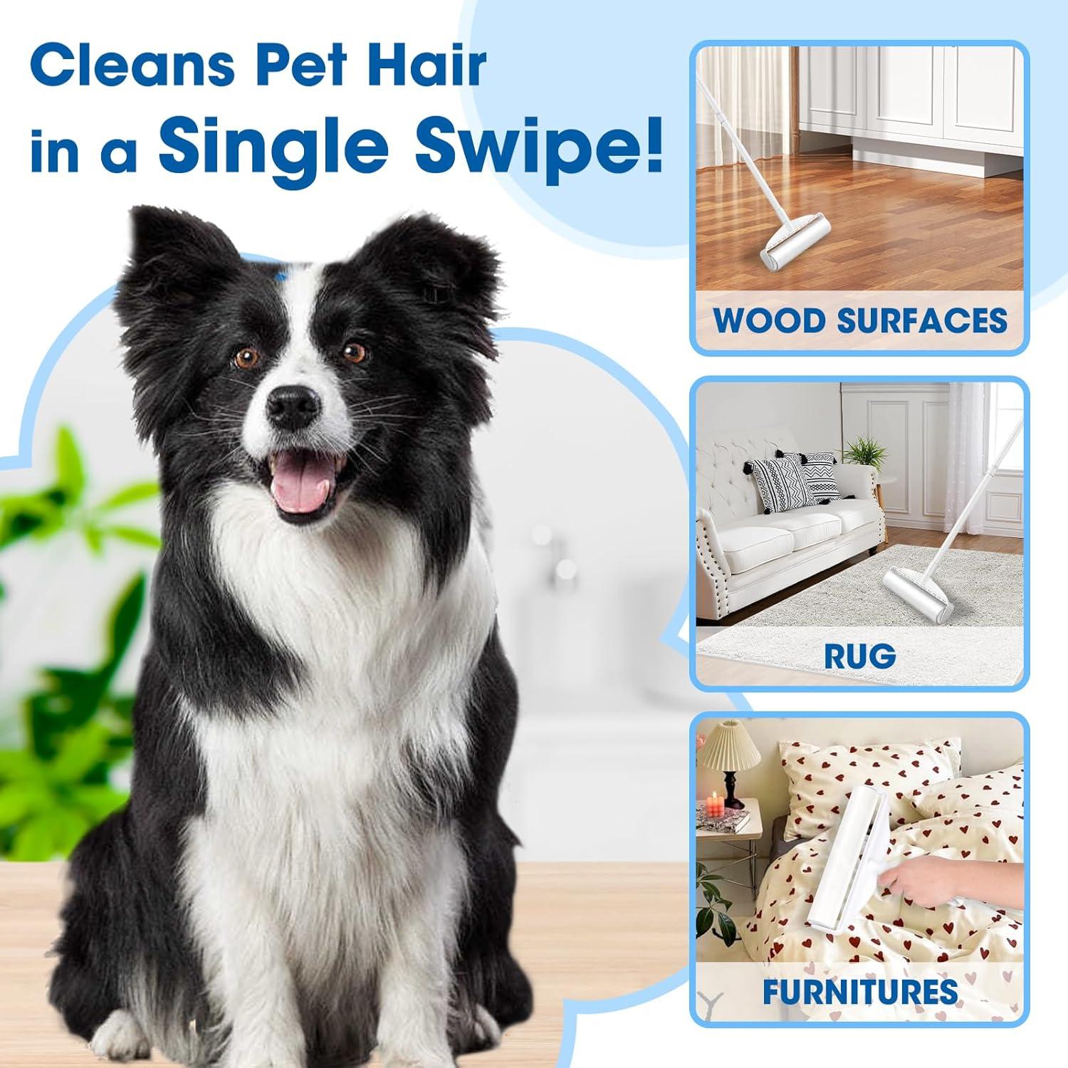 Rodillo de Pelusa AZEN 24 cm Extra Pegajoso con 180 Hojas