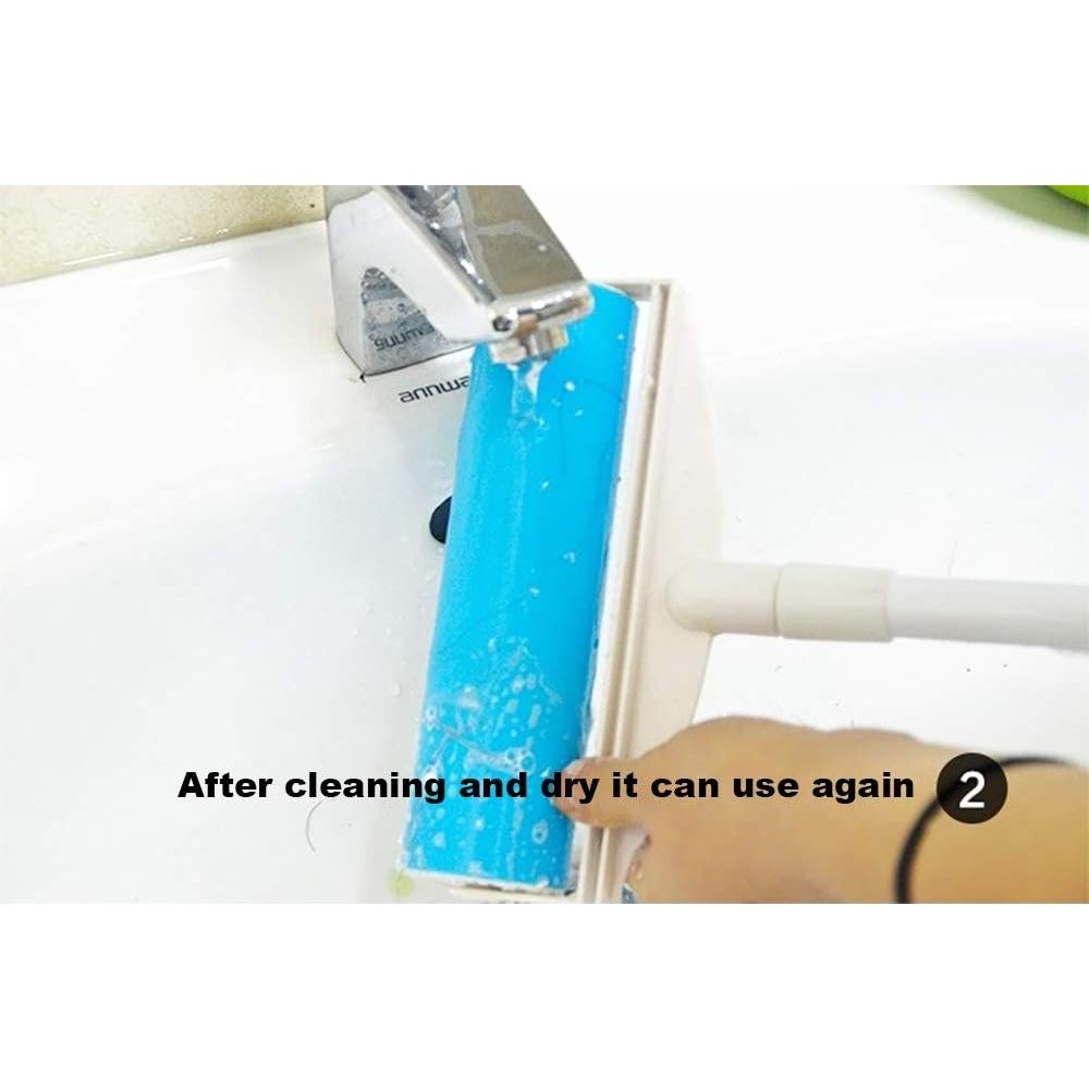 Rodillo de Pelusa Reutilizable UKEENOR con Mango Largo 20.32 cm