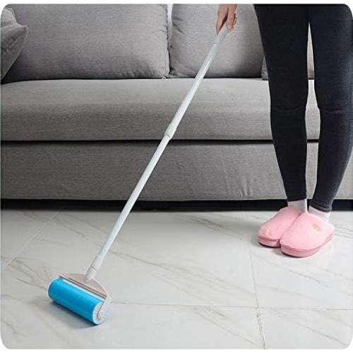 Rodillo de Pelusa Reutilizable UKEENOR con Mango Largo 20.32 cm