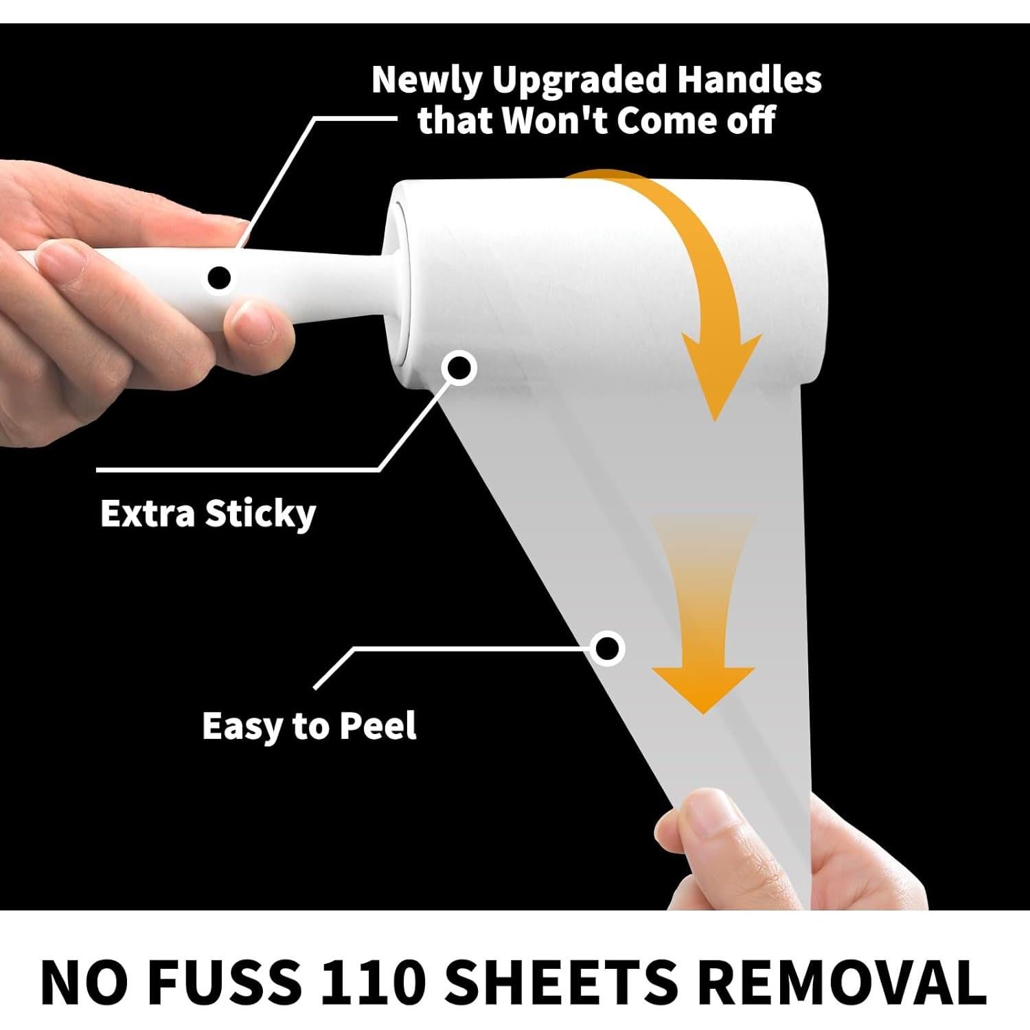 Rodillos Adhesivos para Pelo de Mascotas MR.NBSDY - 660 Hojas