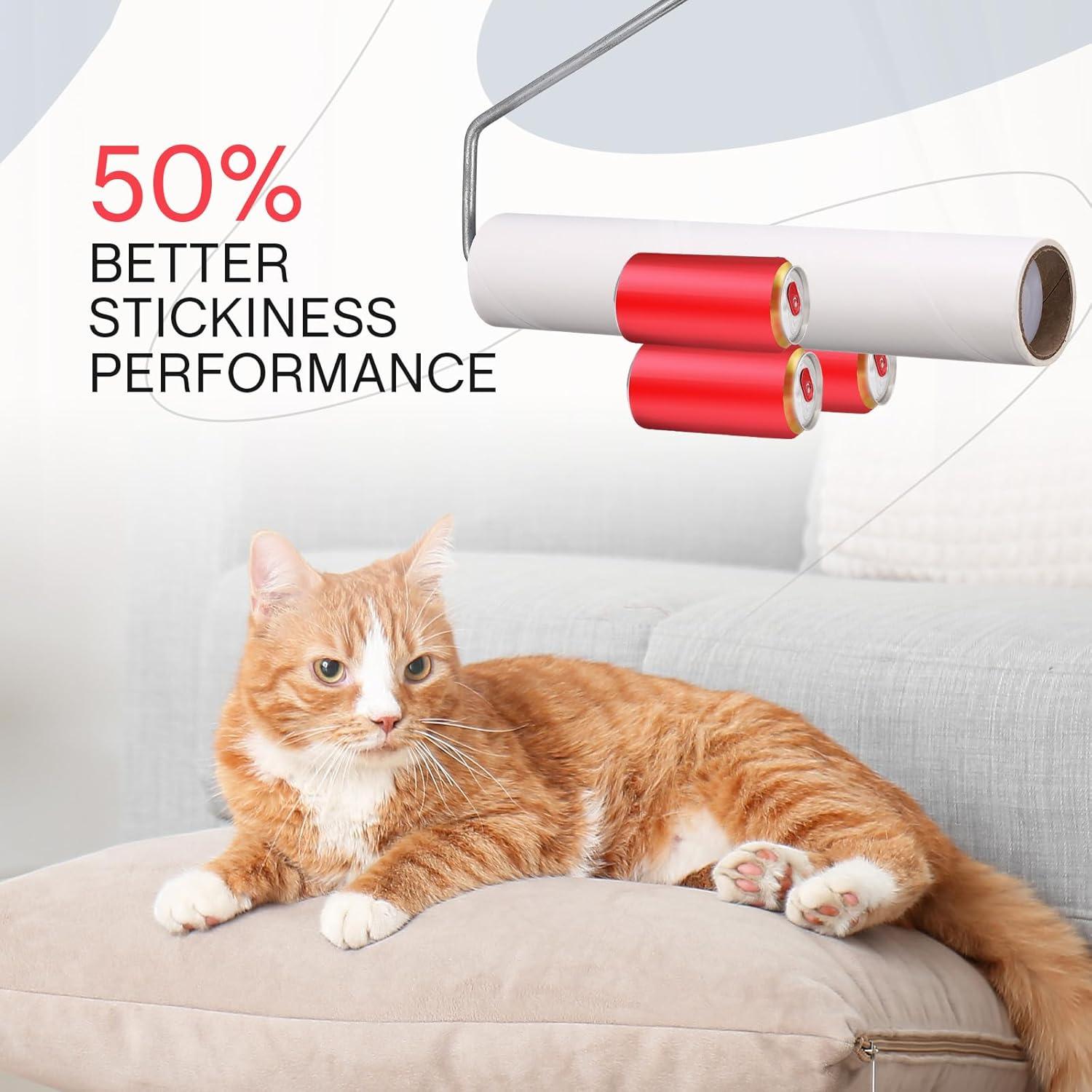 Recargas de Rodillo Quitapelusas Chengu 24 cm - 8 Piezas 440 Hojas