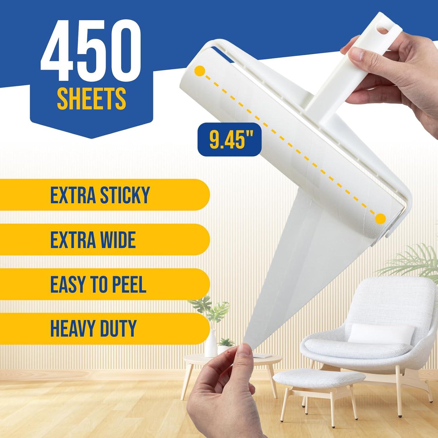 Rodillo de Pelusa Jumbo Fox Trot 24 cm con 450 Hojas