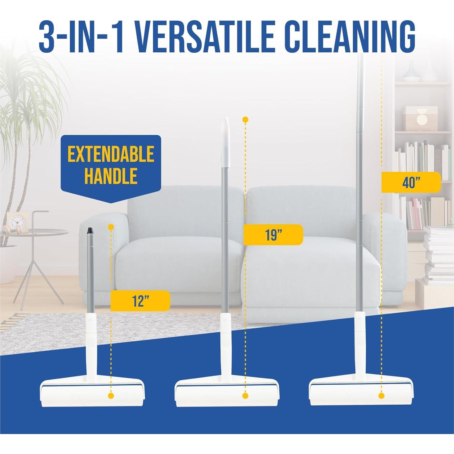 Rodillo de Pelusa Jumbo Fox Trot 24 cm con 450 Hojas