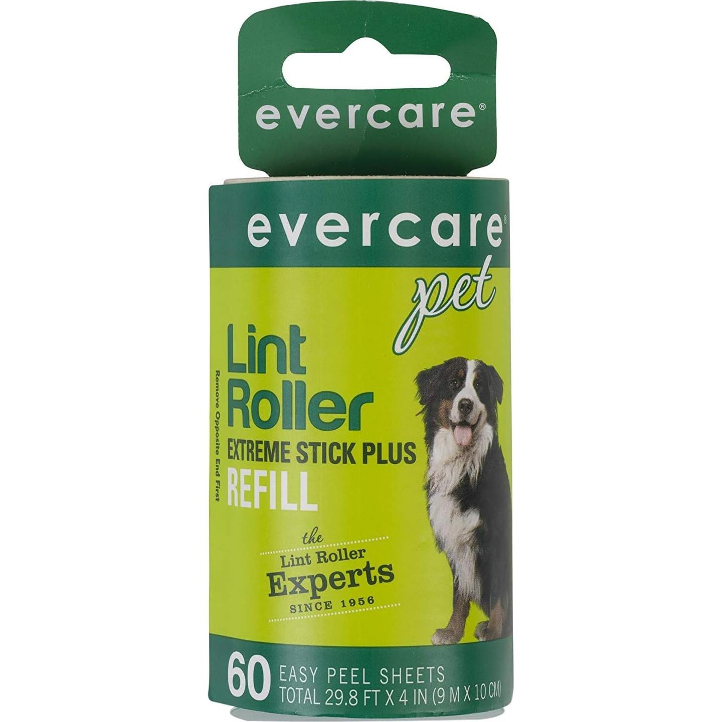Recarga Rodillo Adhesivo Extra Pegajoso Evercare 60 Hojas