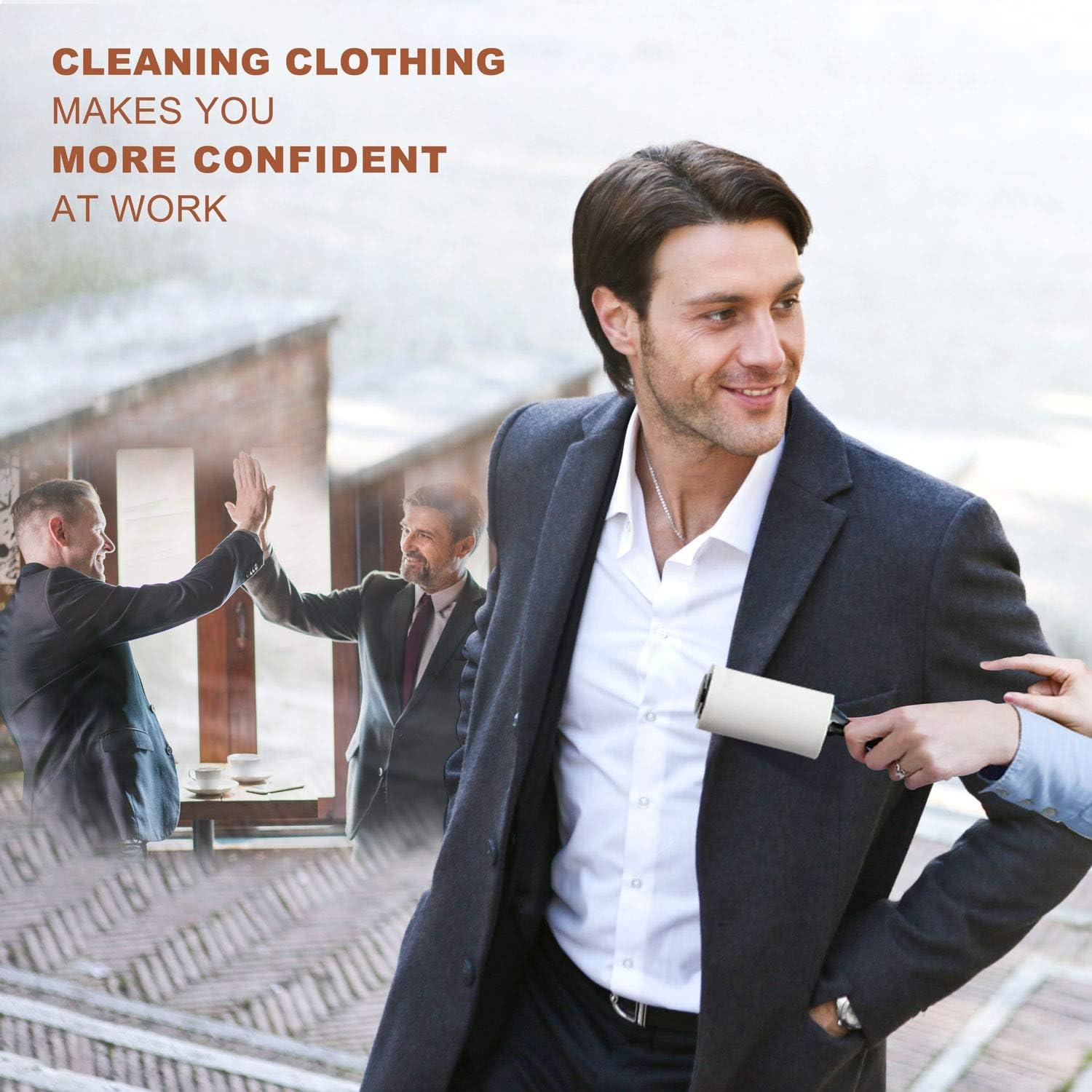 Rodillo Quitapelusas WulaWindy con 8 Recargas Extra Pegajosas