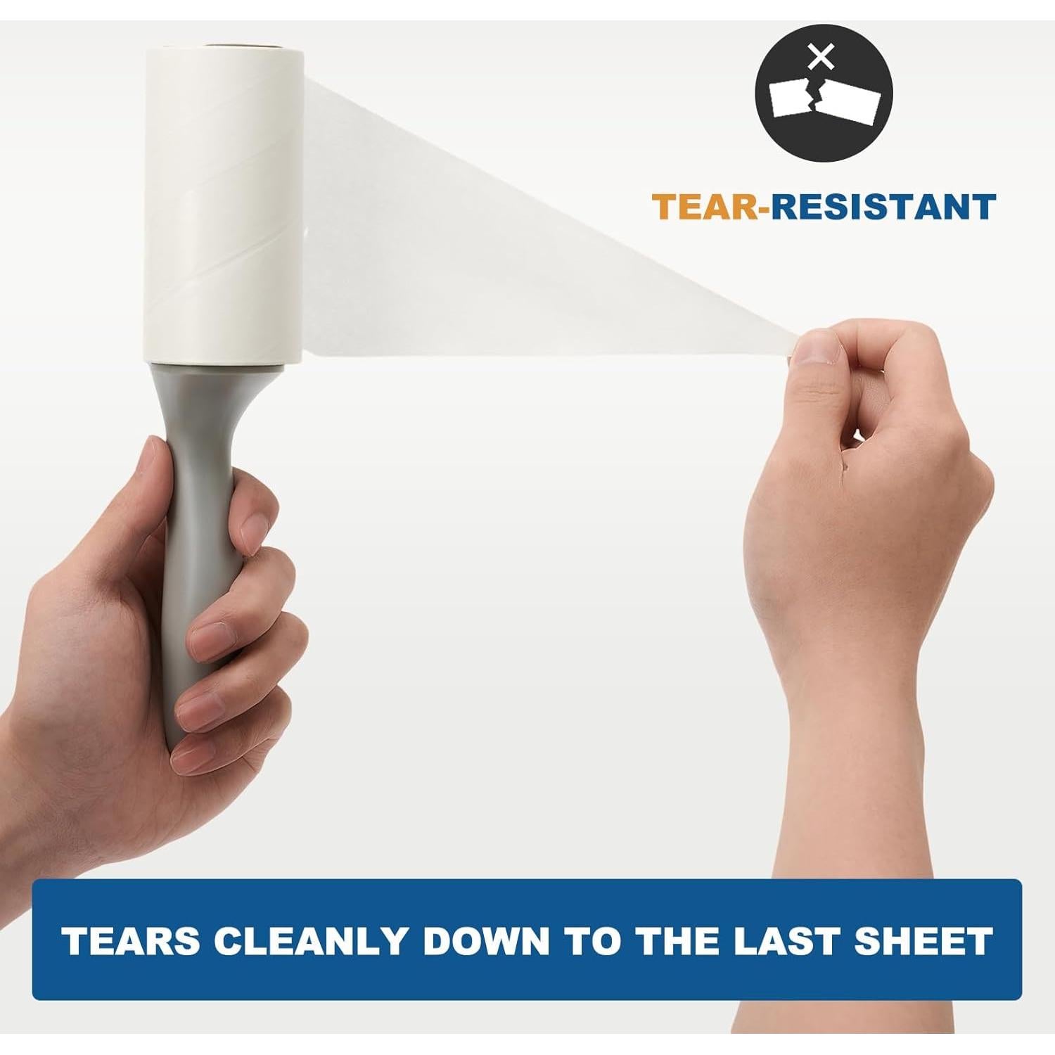 Rodillo Adhesivo Extra Pegajoso BomDa 540 Hojas 2 Mangos