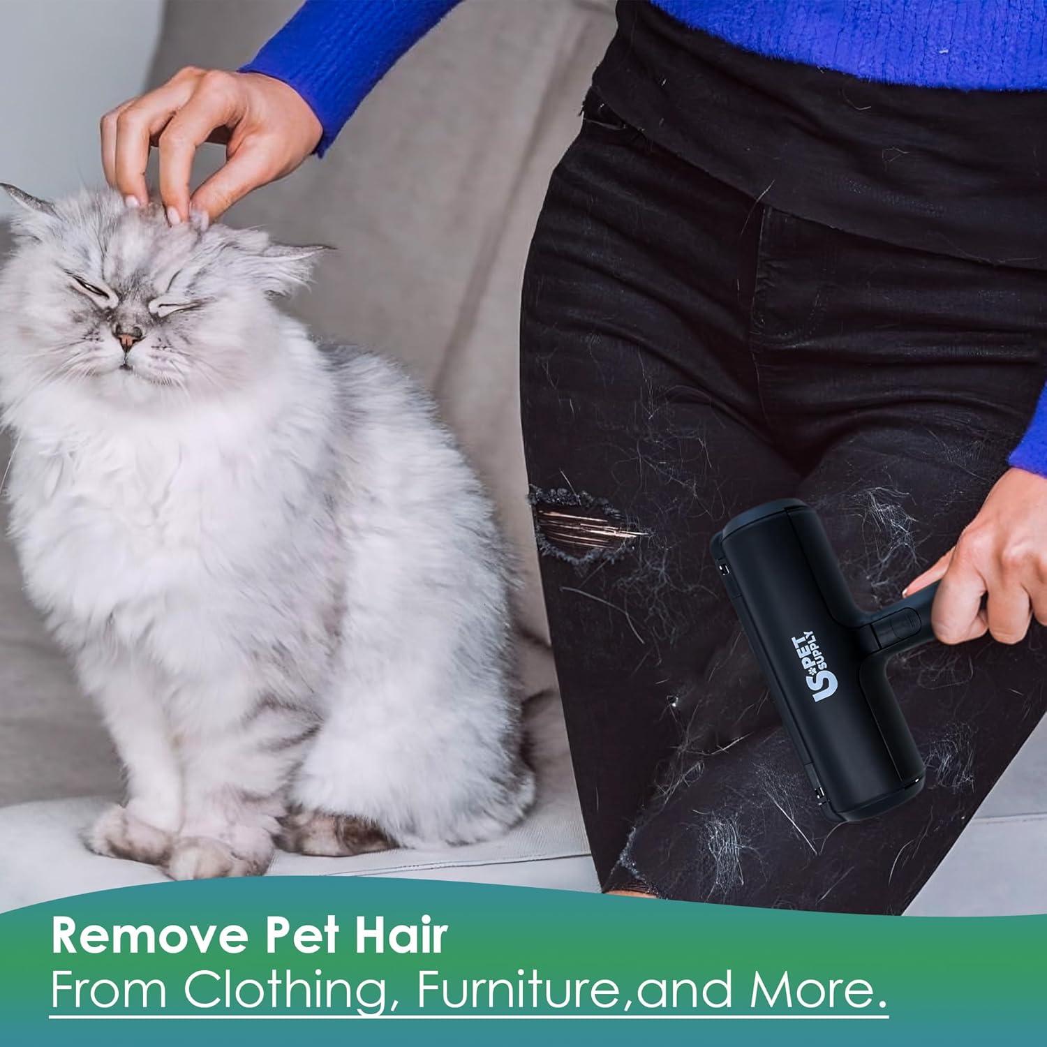 Rodillo Quitapelos Reutilizable US PET SUPPLY Negro 168g