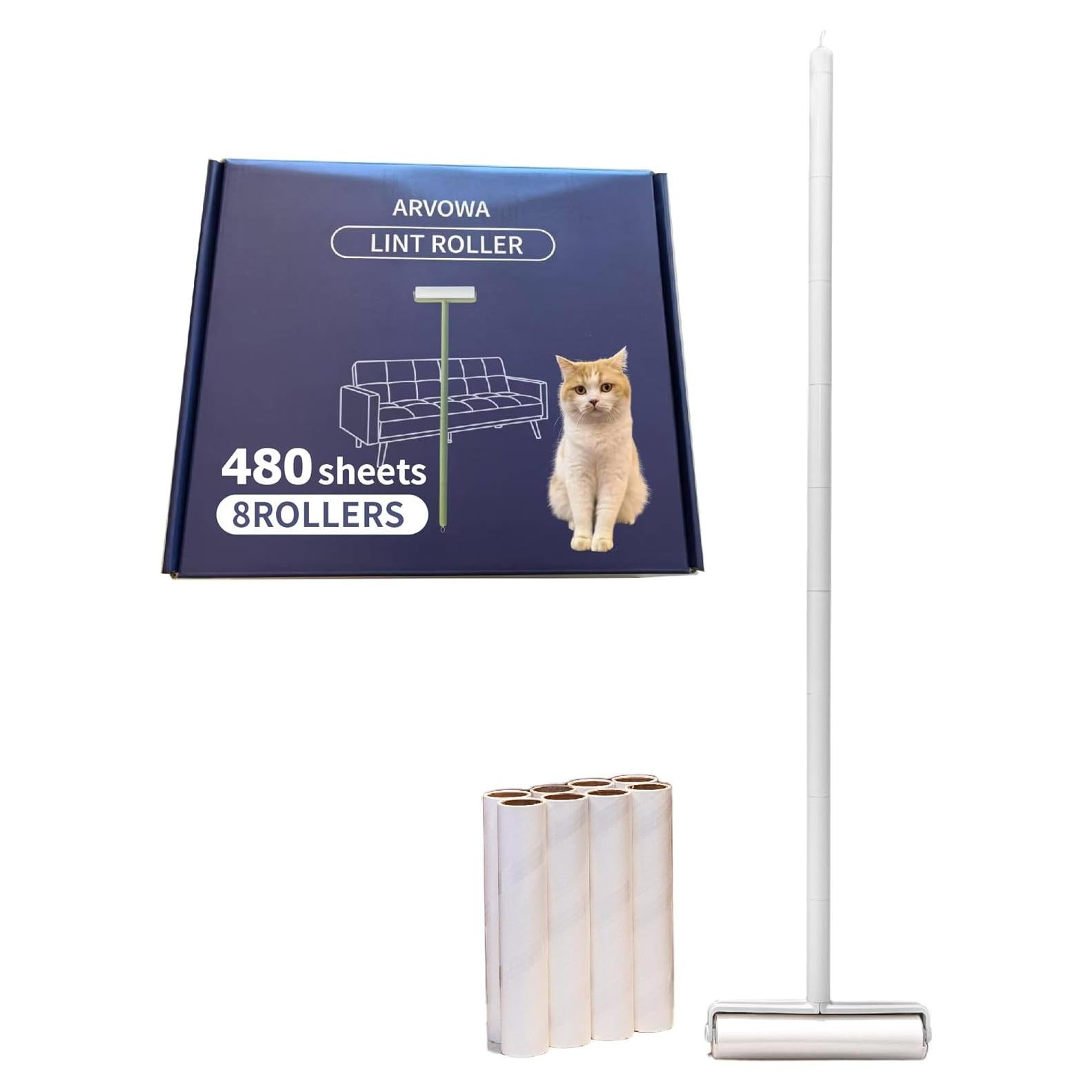 Rodillo de Pelusa Grande ARVOWA con Mango Ajustable 480 Hojas